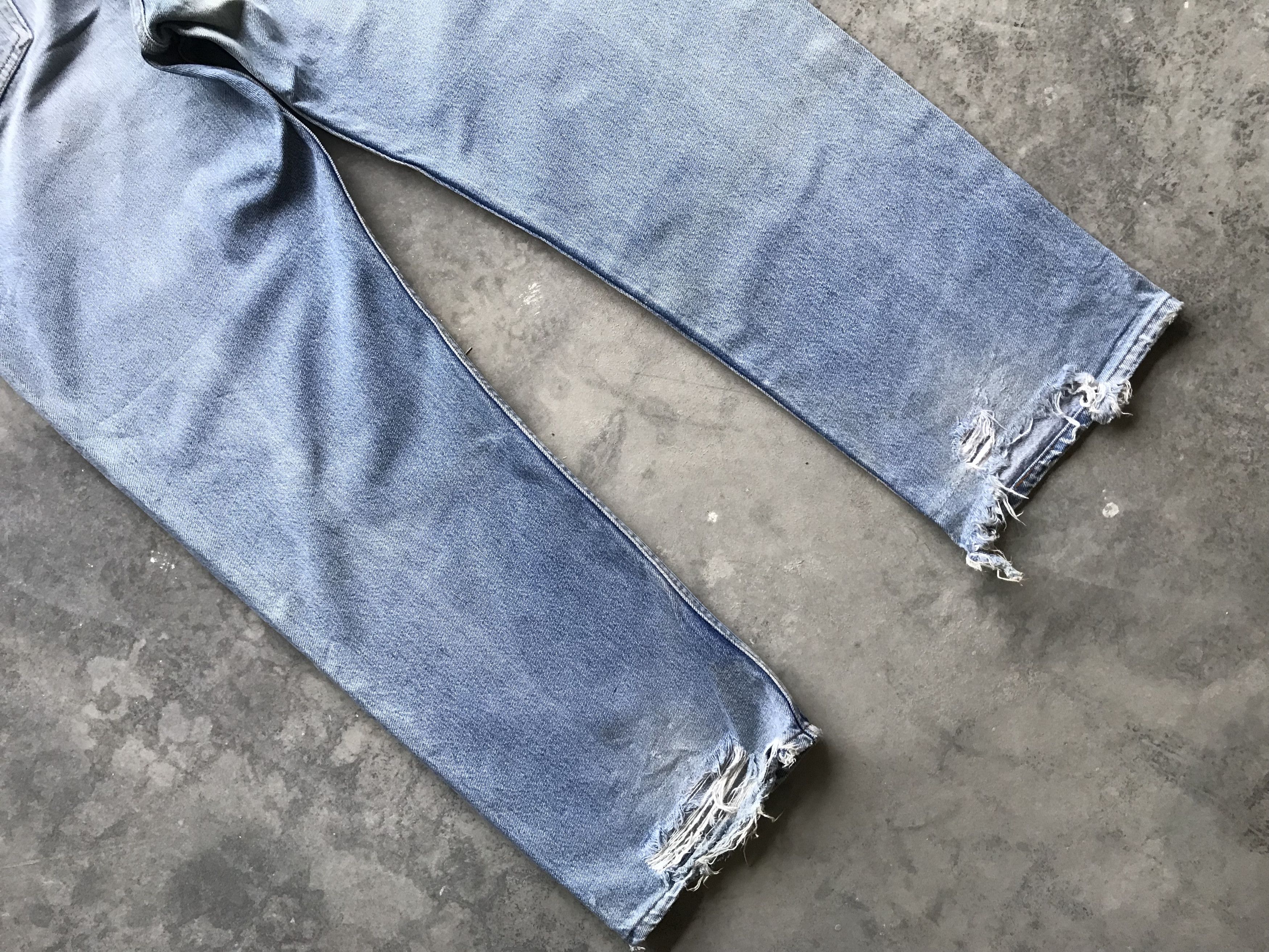 Levi's VLEV13 - Vintage Late 80s Levis 501 Denim Size US 37 - 9 Thumbnail