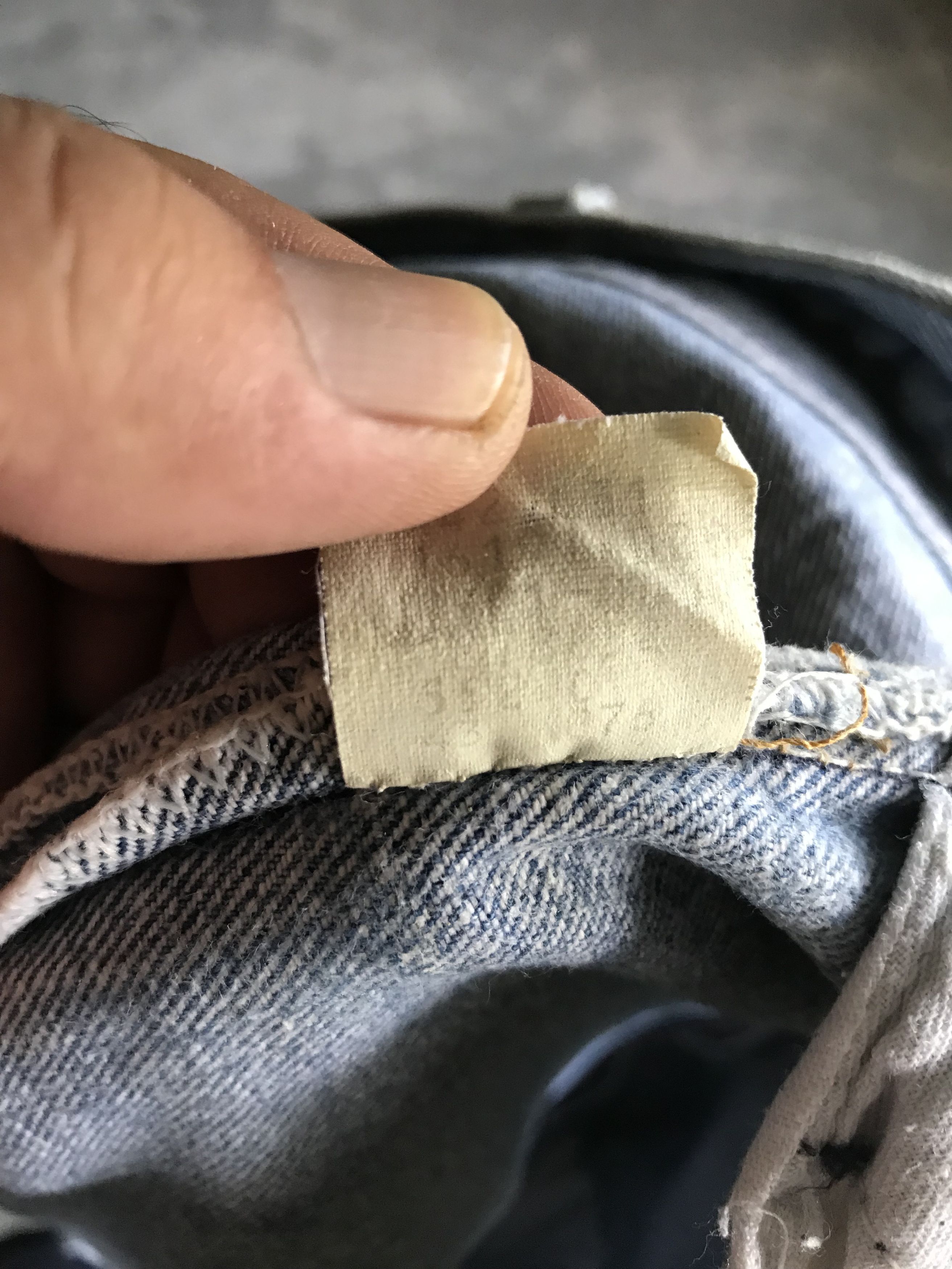 Levi's VLEV13 - Vintage Late 80s Levis 501 Denim Size US 37 - 13 Thumbnail