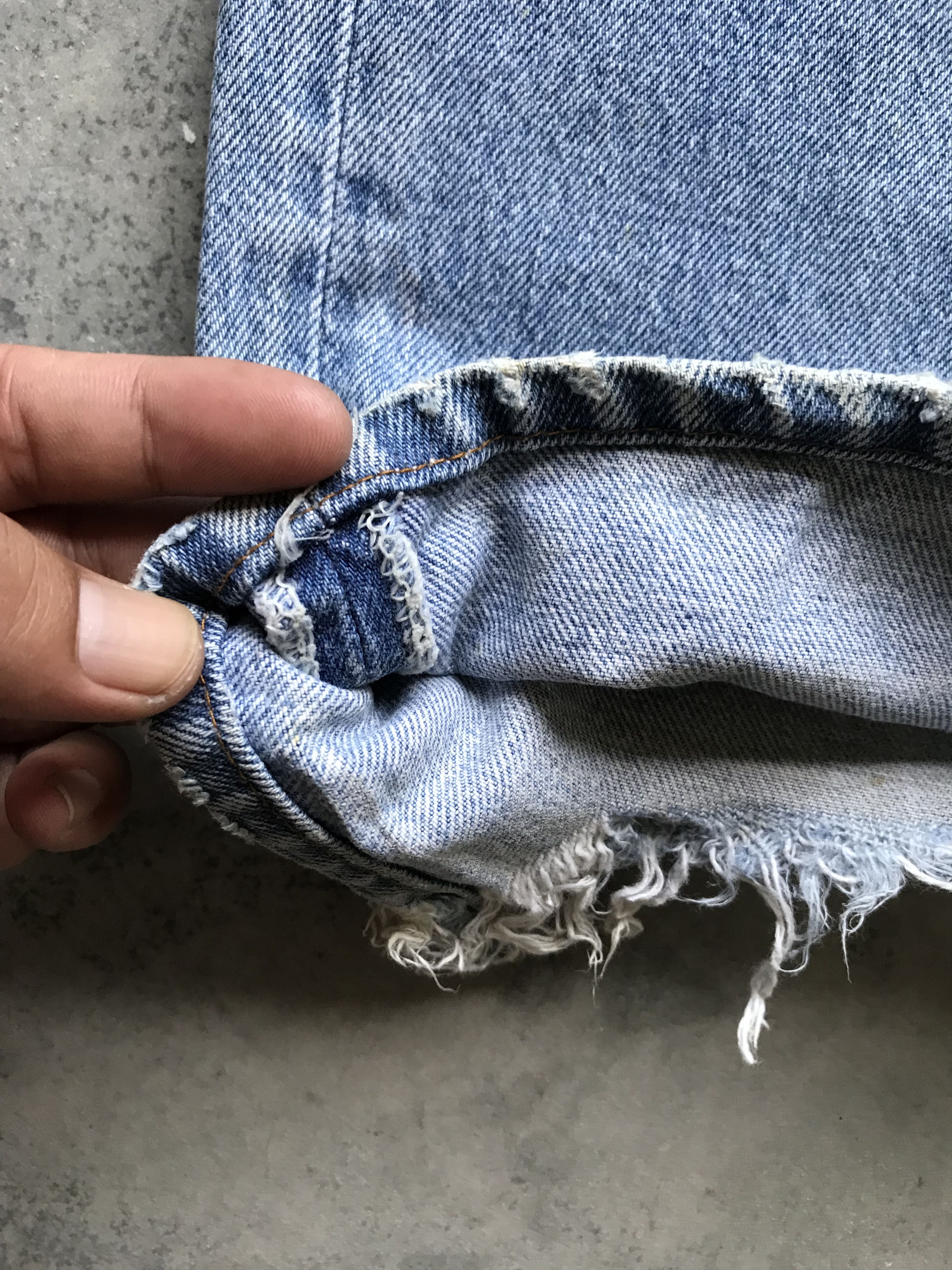 Levi's VLEV13 - Vintage Late 80s Levis 501 Denim Size US 37 - 5 Thumbnail