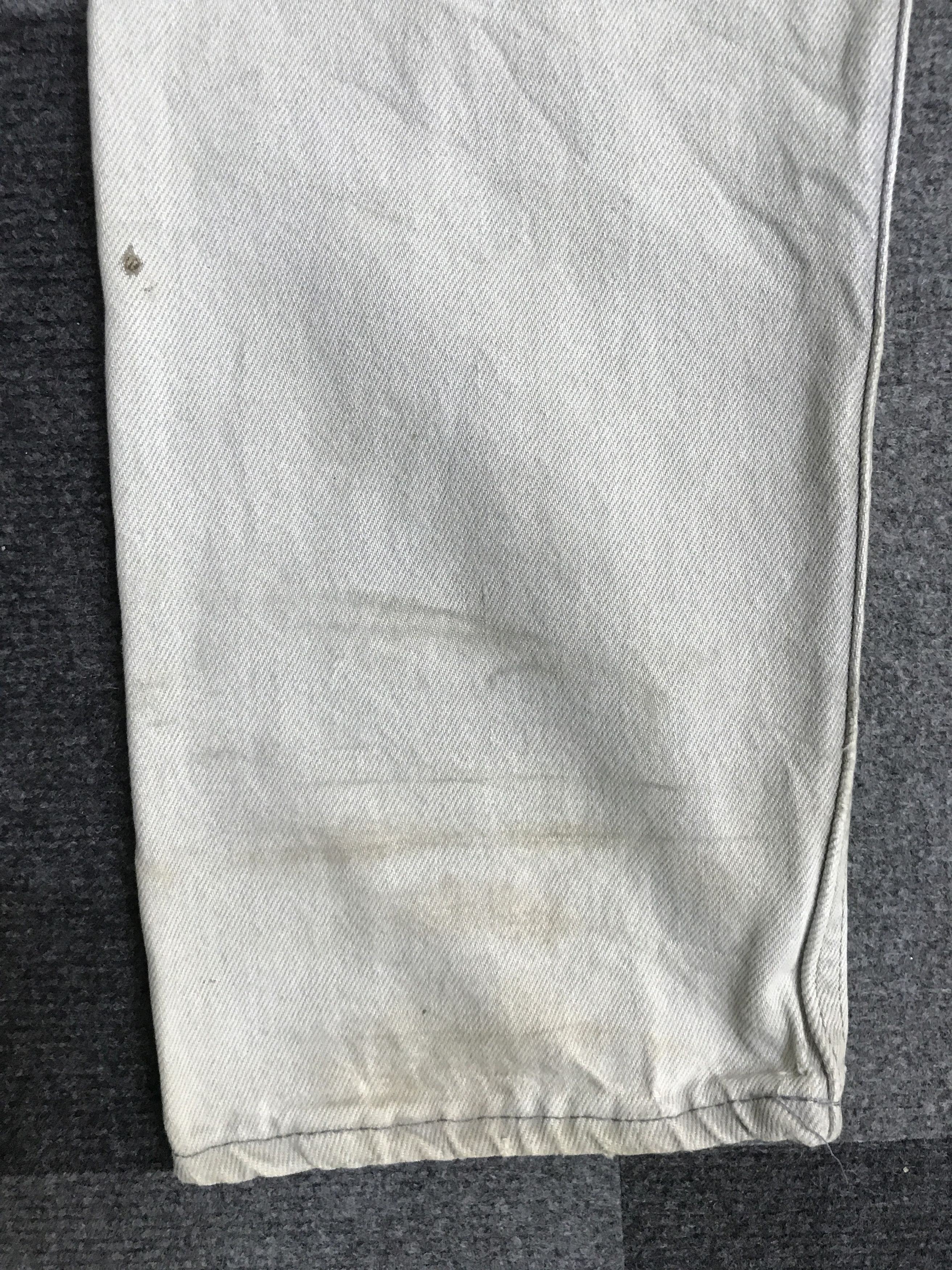 Levi's × Vintage VL169- Vintage Levis 501 Rare Charcoal Grey Wash Dirty Jeans Size US 27 - 18 Thumbnail