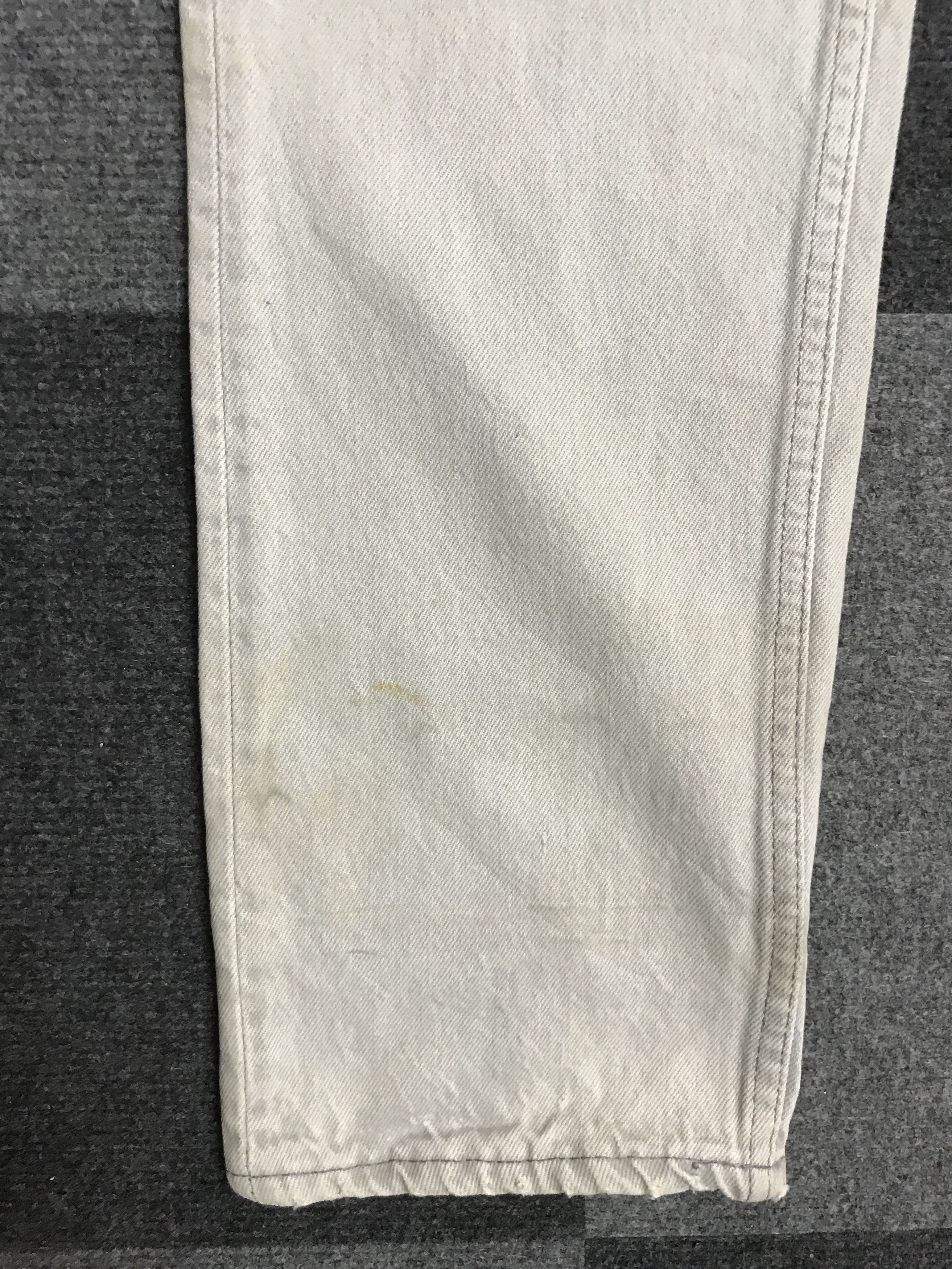 Levi's × Vintage VL169- Vintage Levis 501 Rare Charcoal Grey Wash Dirty Jeans Size US 27 - 11 Thumbnail
