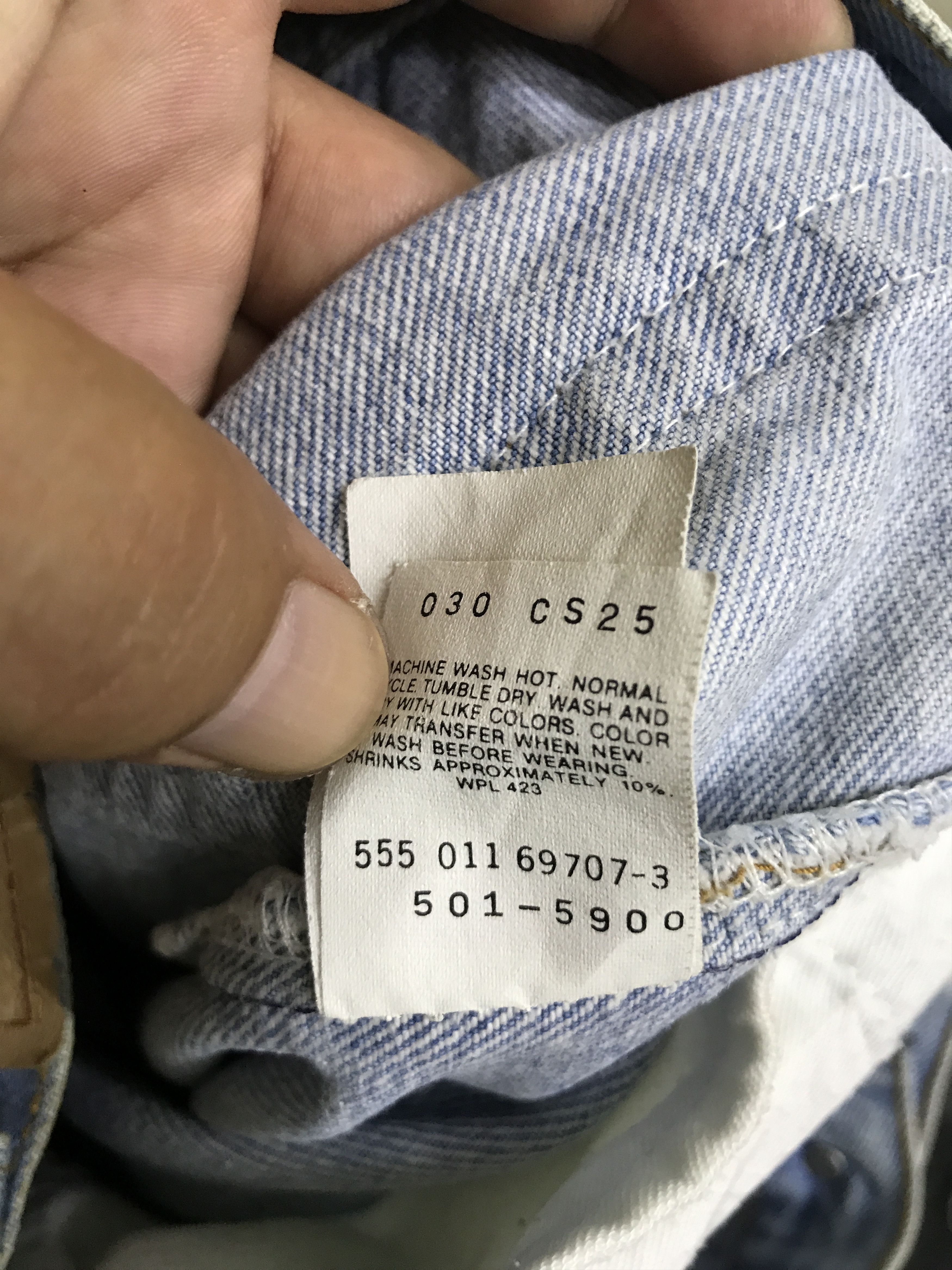 Levi's VL165-Vintage Levis501xx Light Wash Regular Jeans Size US 29 - 15 Thumbnail