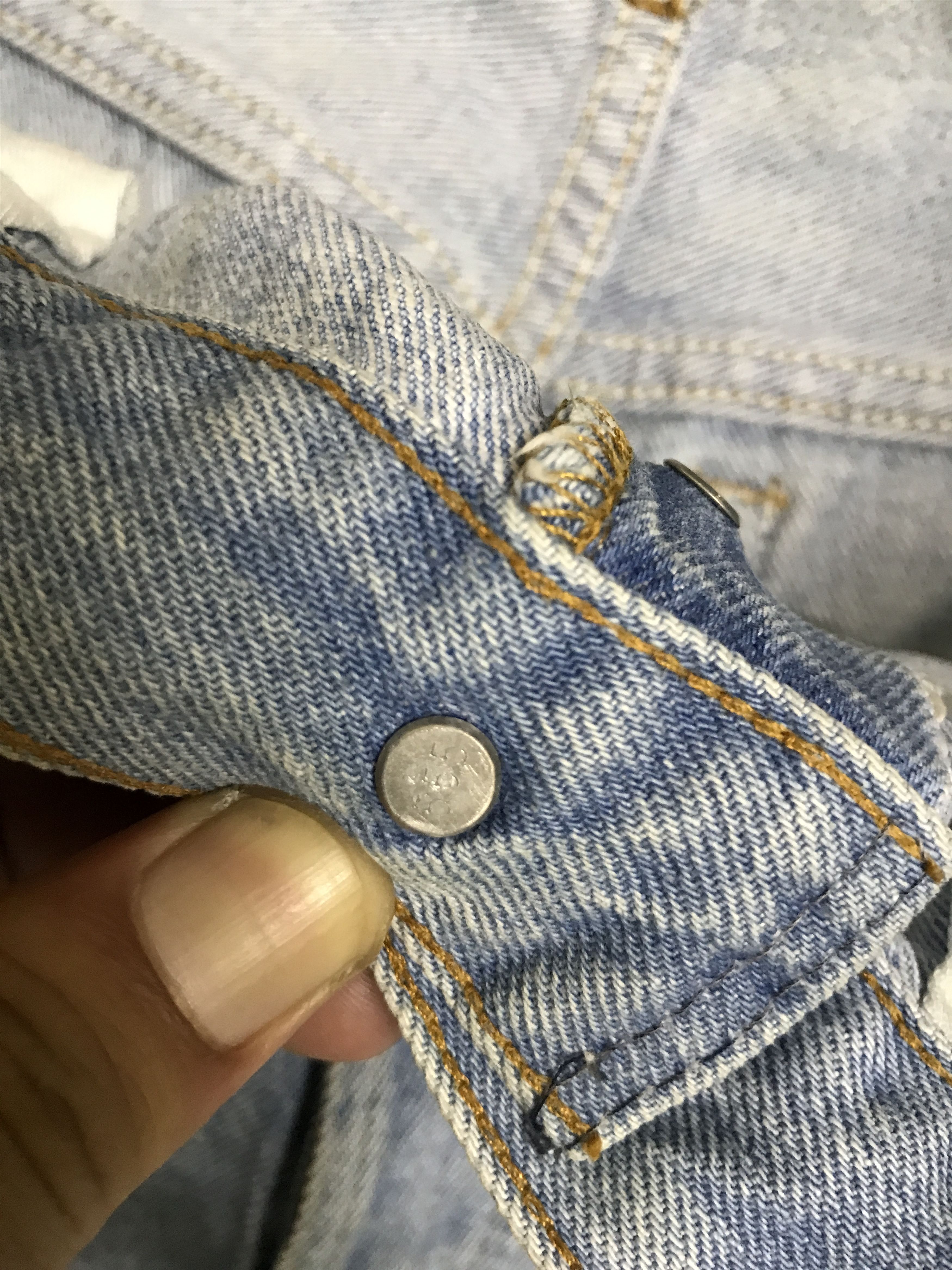 Levi's VL165-Vintage Levis501xx Light Wash Regular Jeans Size US 29 - 6 Thumbnail