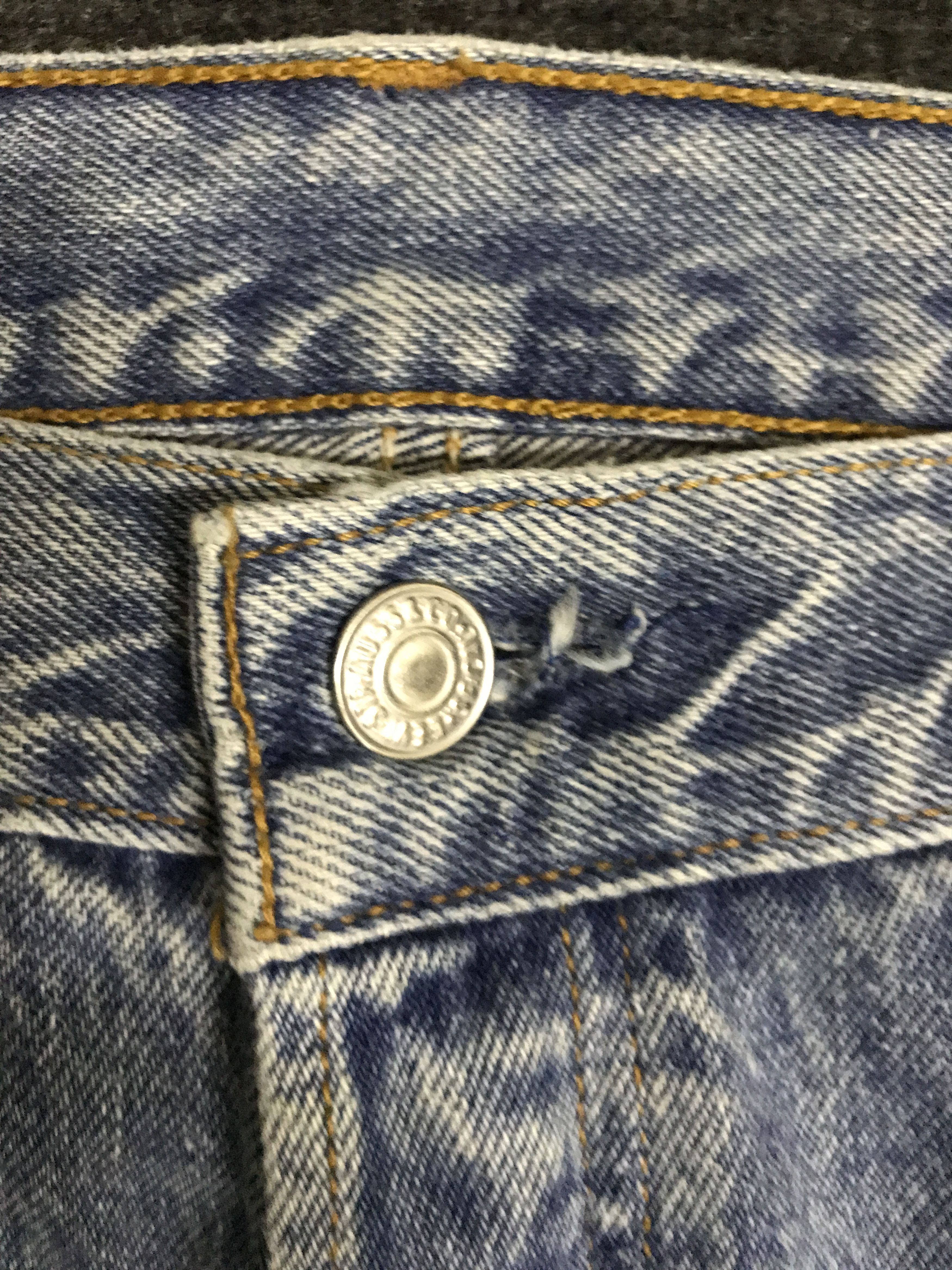 Levi's VL148-Vintage Levis 501xx Distreesed Light Wash Jeans Size US 34 / EU 50 - 7 Thumbnail