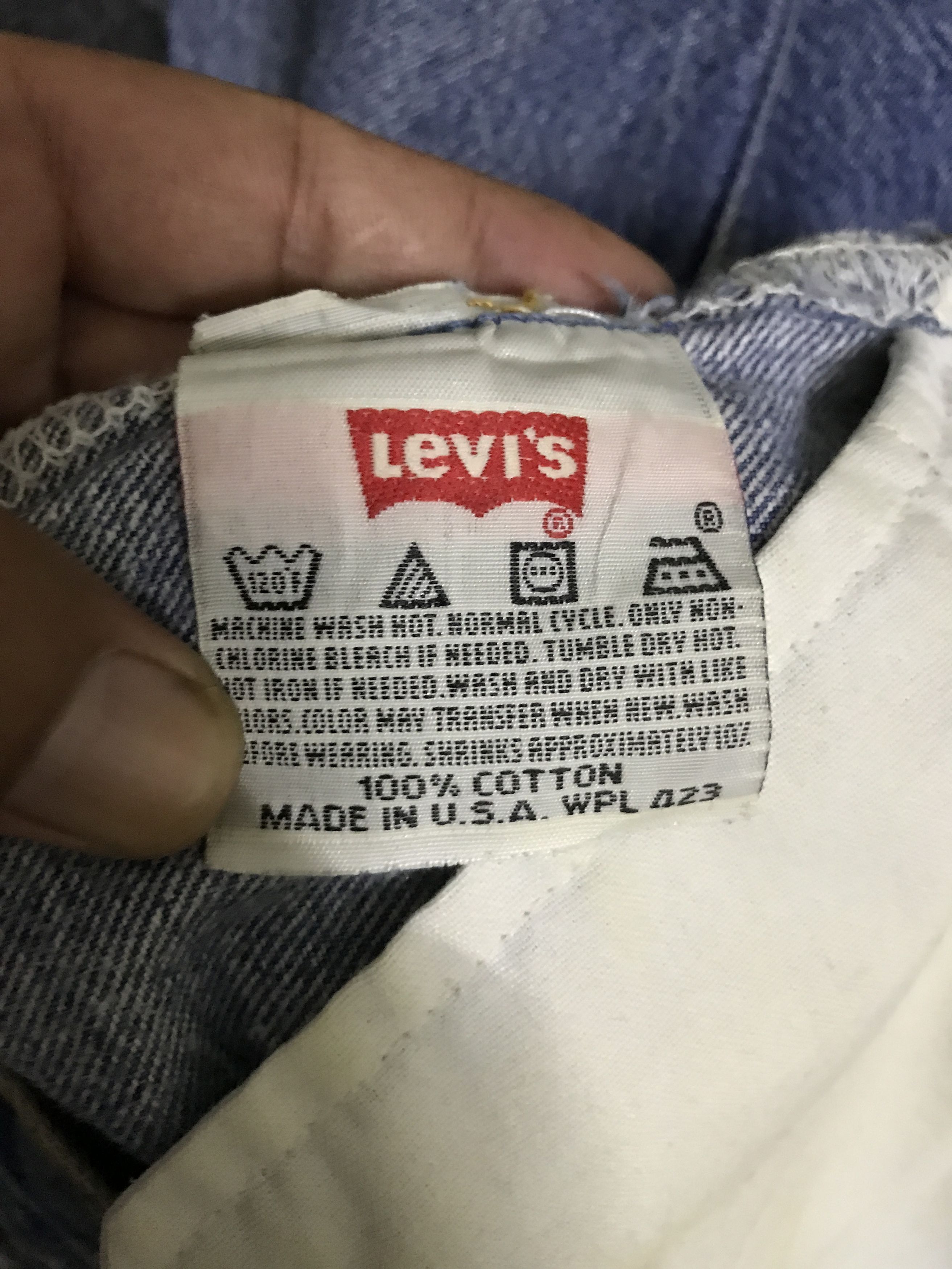 Levi's VL150- Vintage Levis 501 Medium wash Jeans Size US 33 - 15 Thumbnail