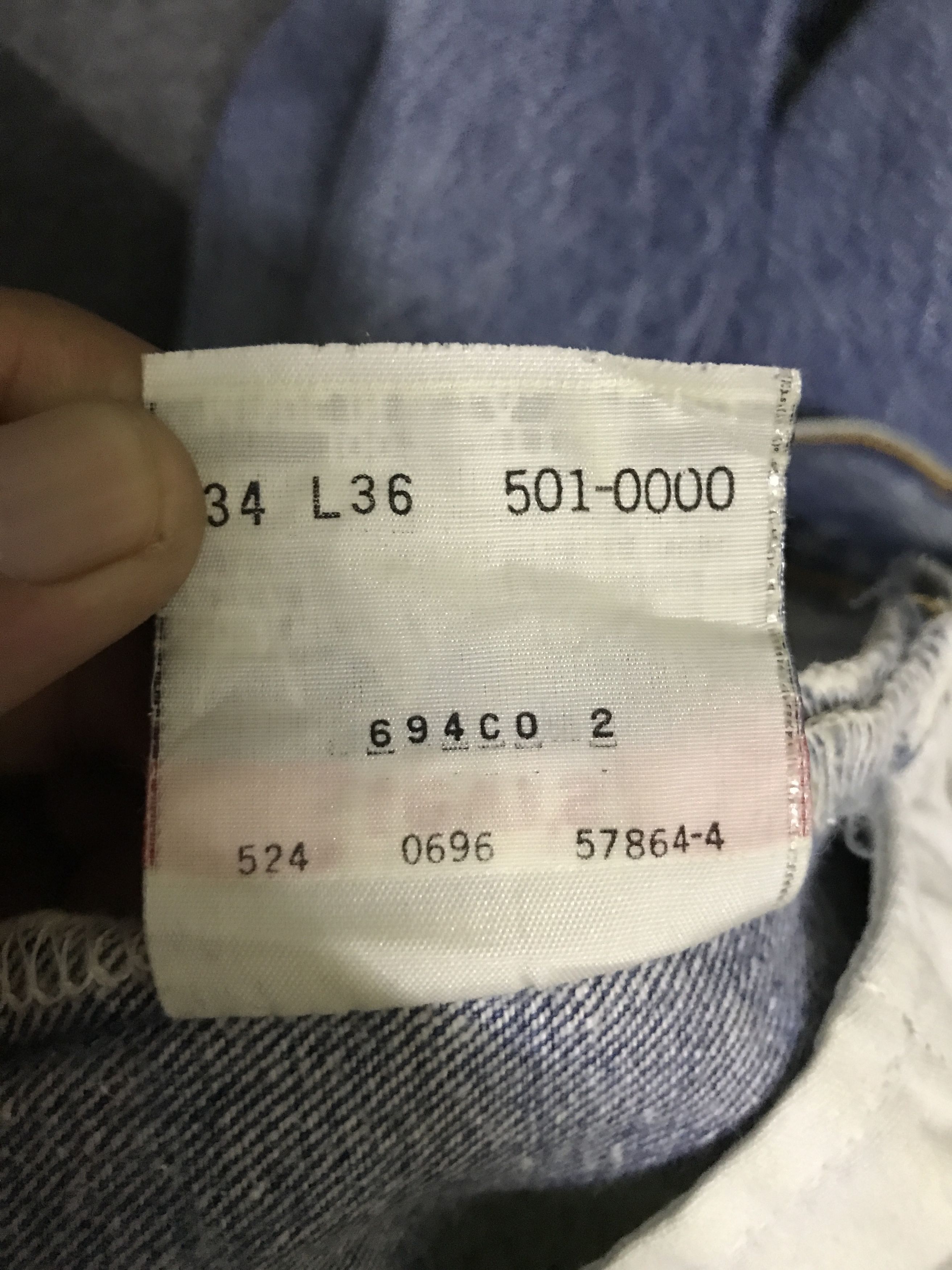 Levi's VL150- Vintage Levis 501 Medium wash Jeans Size US 33 - 16 Thumbnail