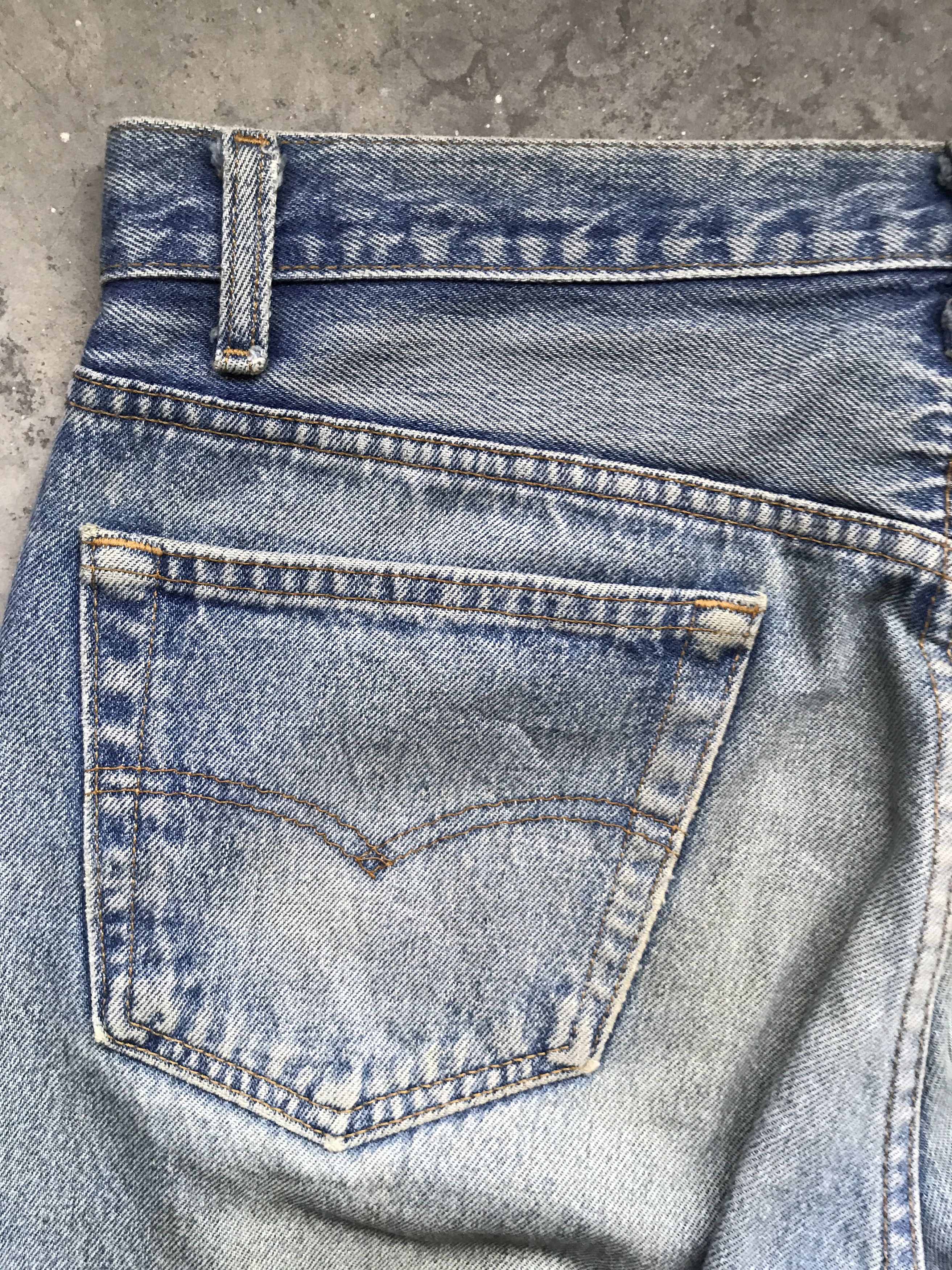 Levi's VLEV45 - Vintage 90s Levis 501xx Dirty Faded Jeans Size US 33 - 16 Thumbnail
