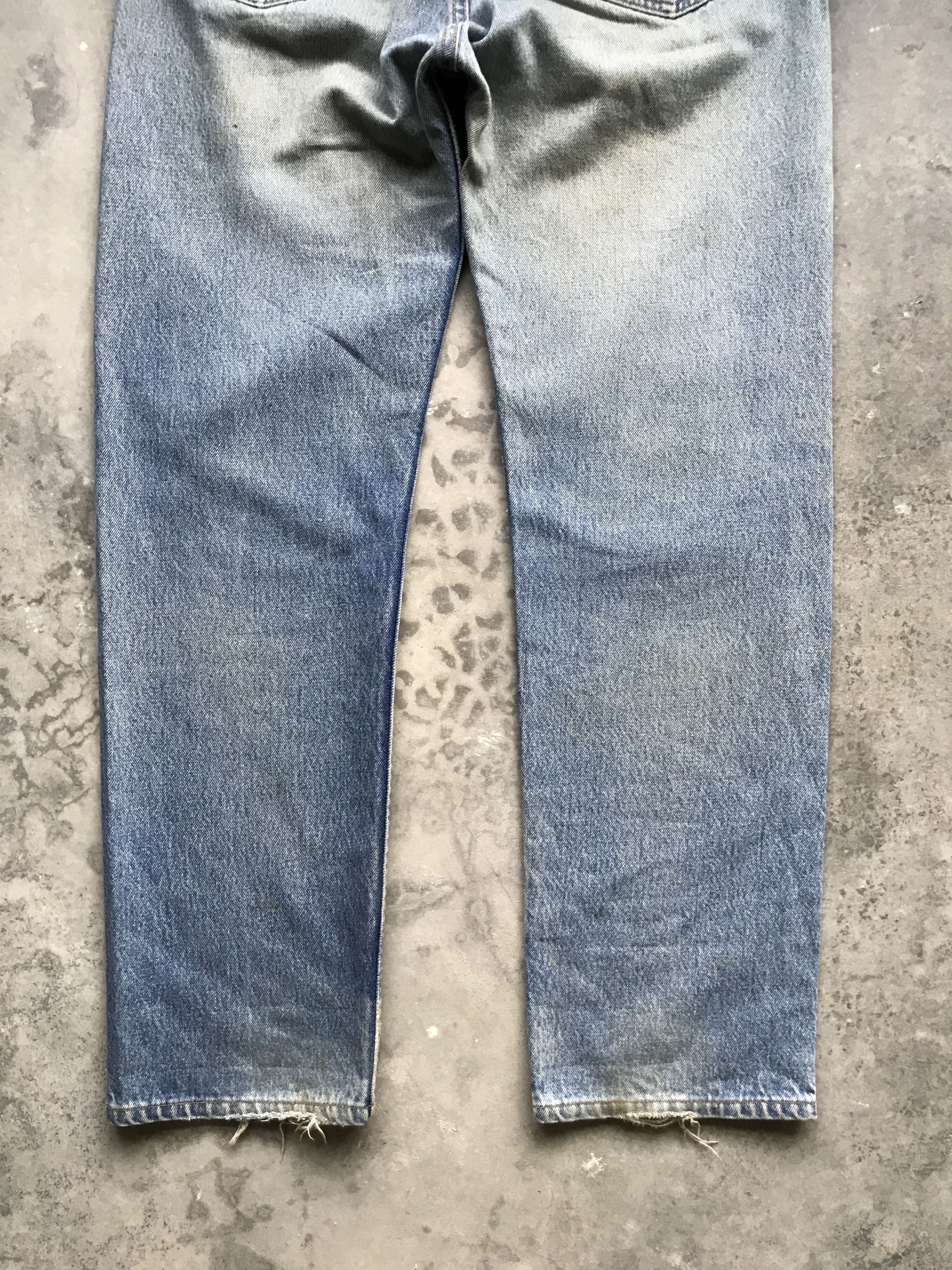Levi's VLEV45 - Vintage 90s Levis 501xx Dirty Faded Jeans Size US 33 - 17 Thumbnail