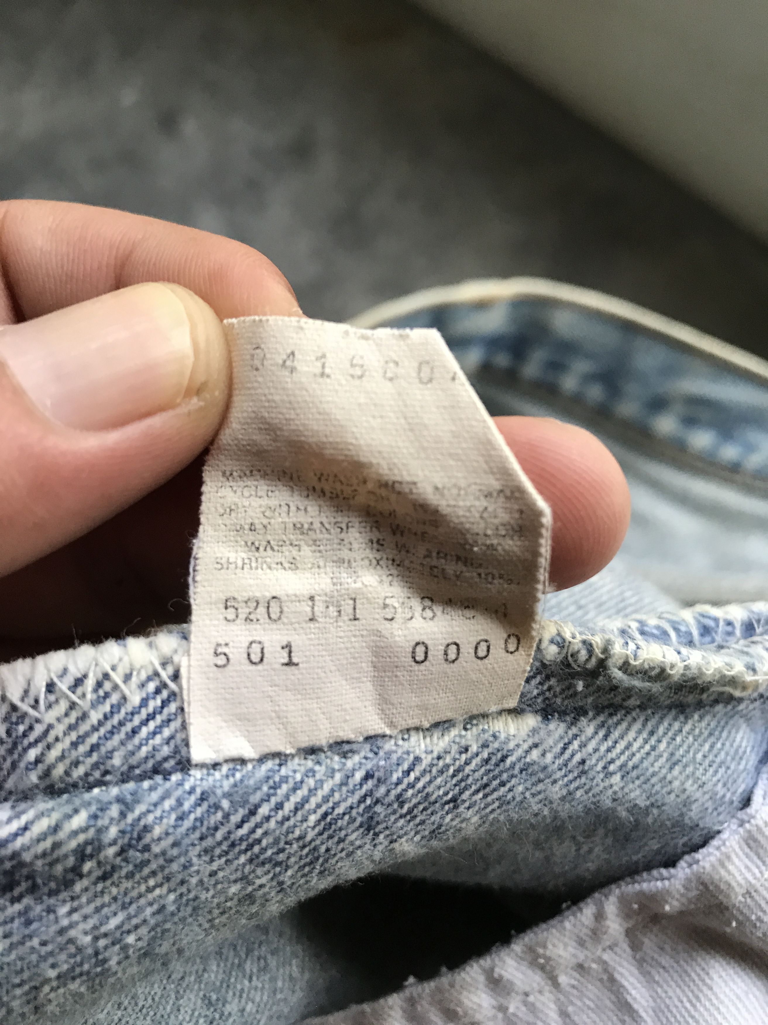 Levi's VLEV45 - Vintage 90s Levis 501xx Dirty Faded Jeans Size US 33 - 18 Thumbnail