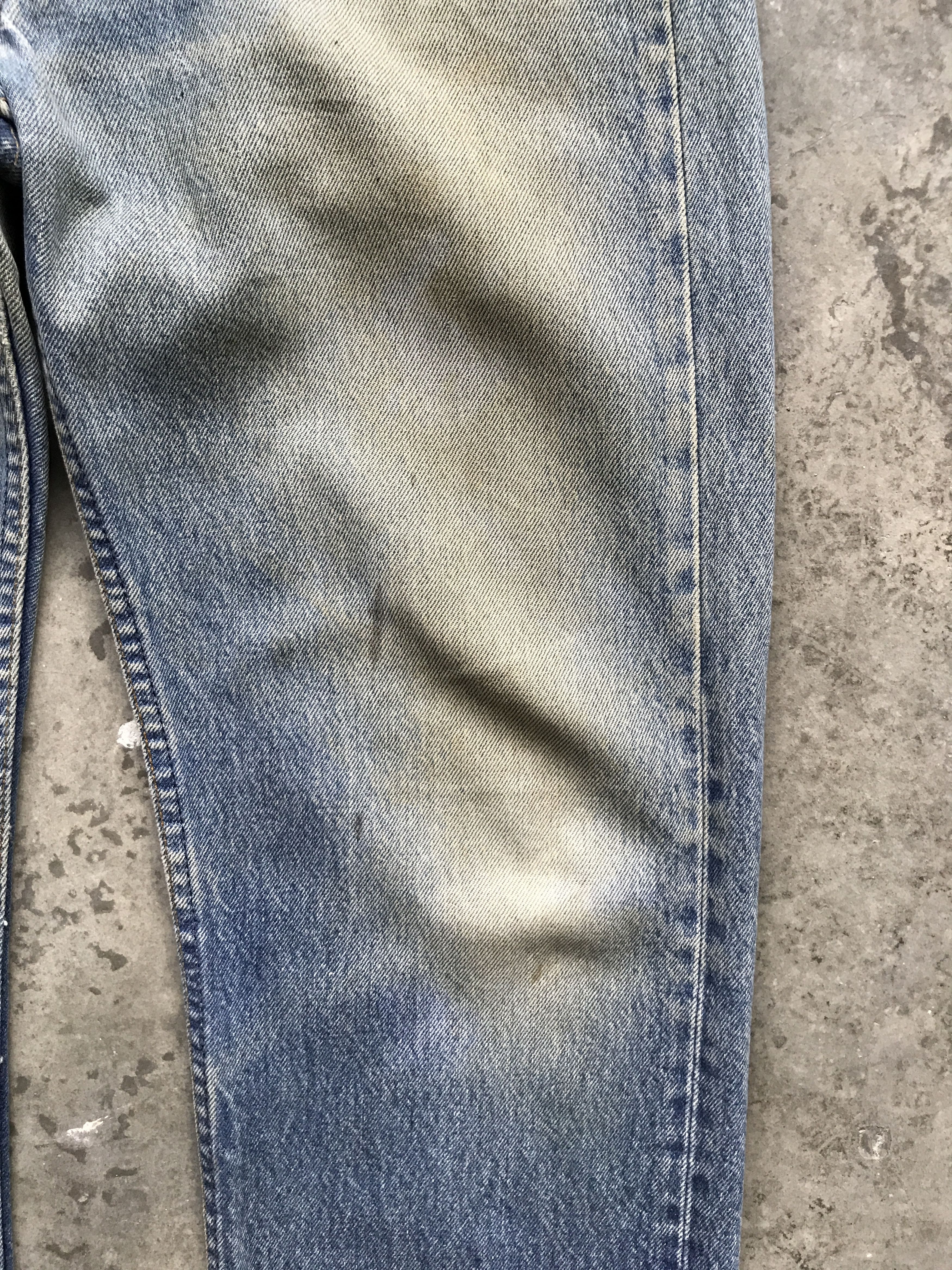 Levi's VLEV45 - Vintage 90s Levis 501xx Dirty Faded Jeans Size US 33 - 6 Thumbnail