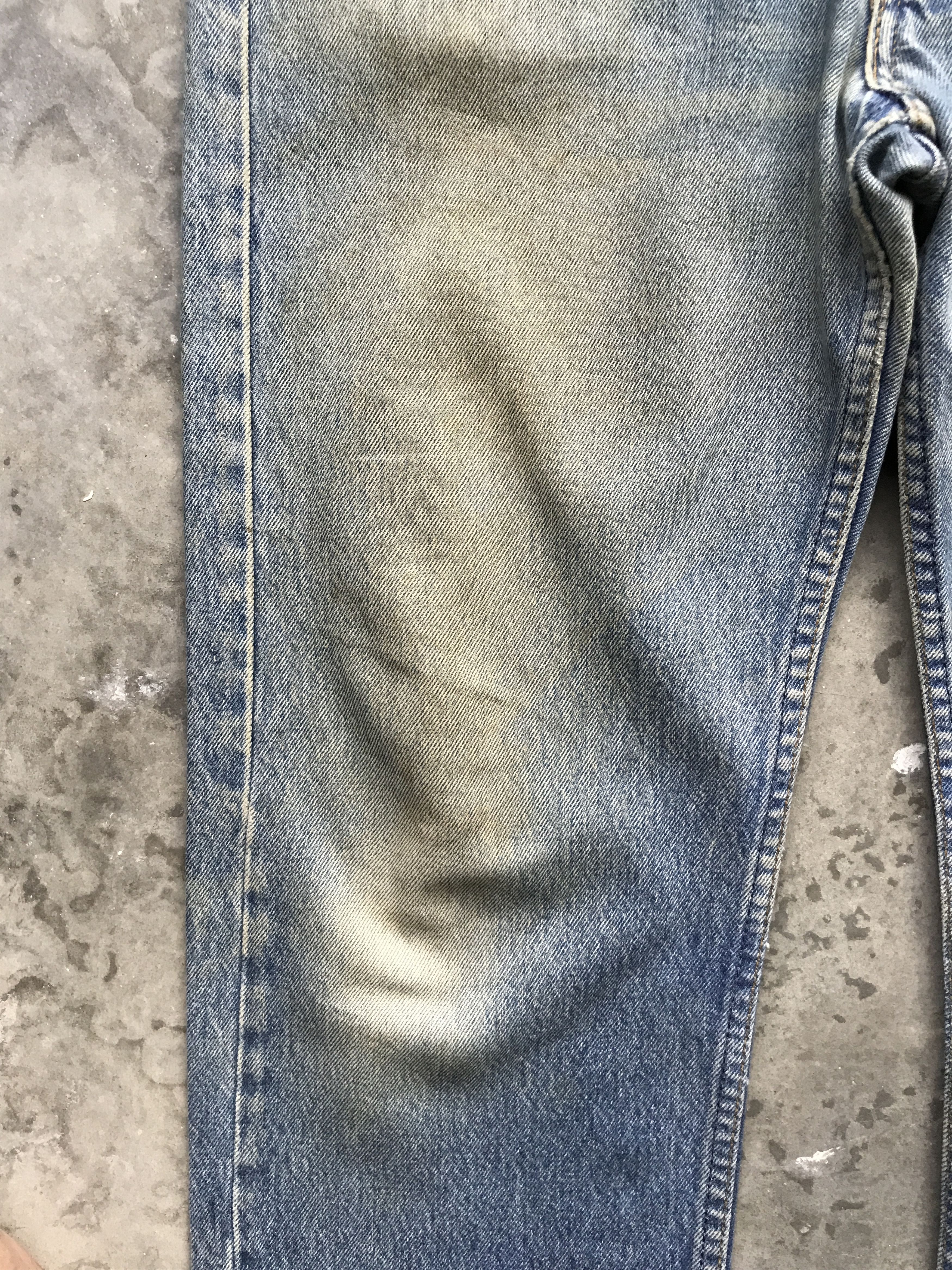 Levi's VLEV45 - Vintage 90s Levis 501xx Dirty Faded Jeans Size US 33 - 7 Thumbnail