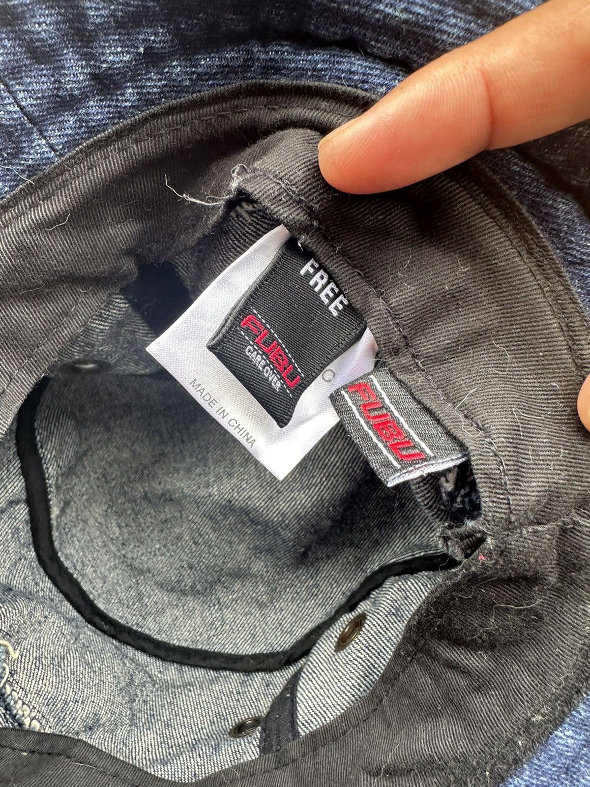 Fubu Y2K FUBU Denim Bucket Hat Size ONE SIZE - 6 Thumbnail