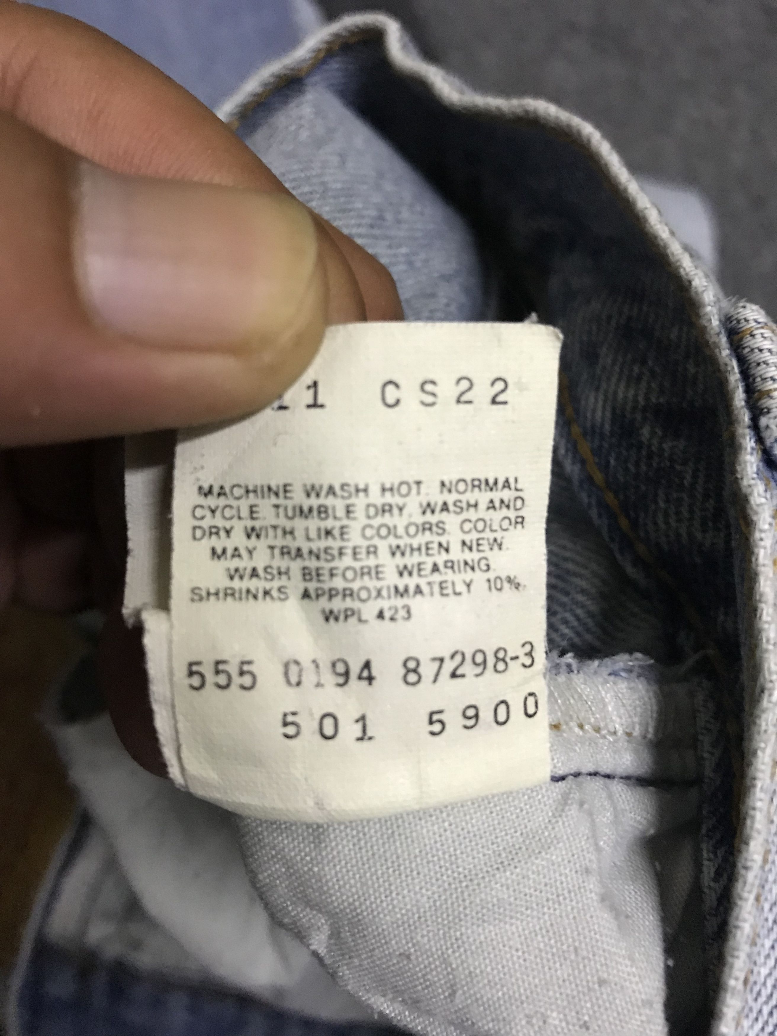 Levi's VLEV121-Vtg Levis 501 Distressed Light Wash Jeans Size US 28 / EU 44 - 22 Thumbnail