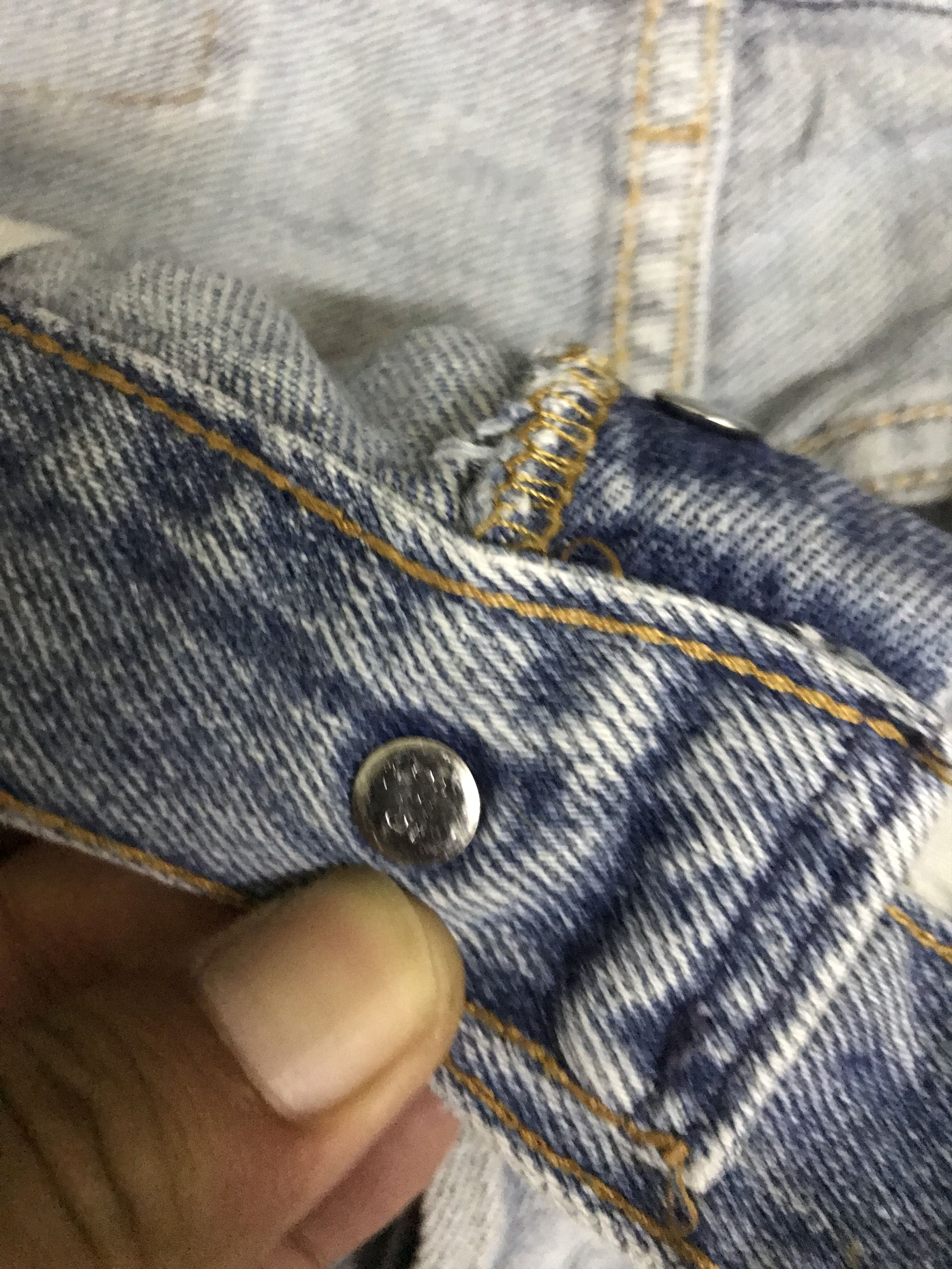 Levi's VLEV121-Vtg Levis 501 Distressed Light Wash Jeans Size US 28 / EU 44 - 9 Thumbnail