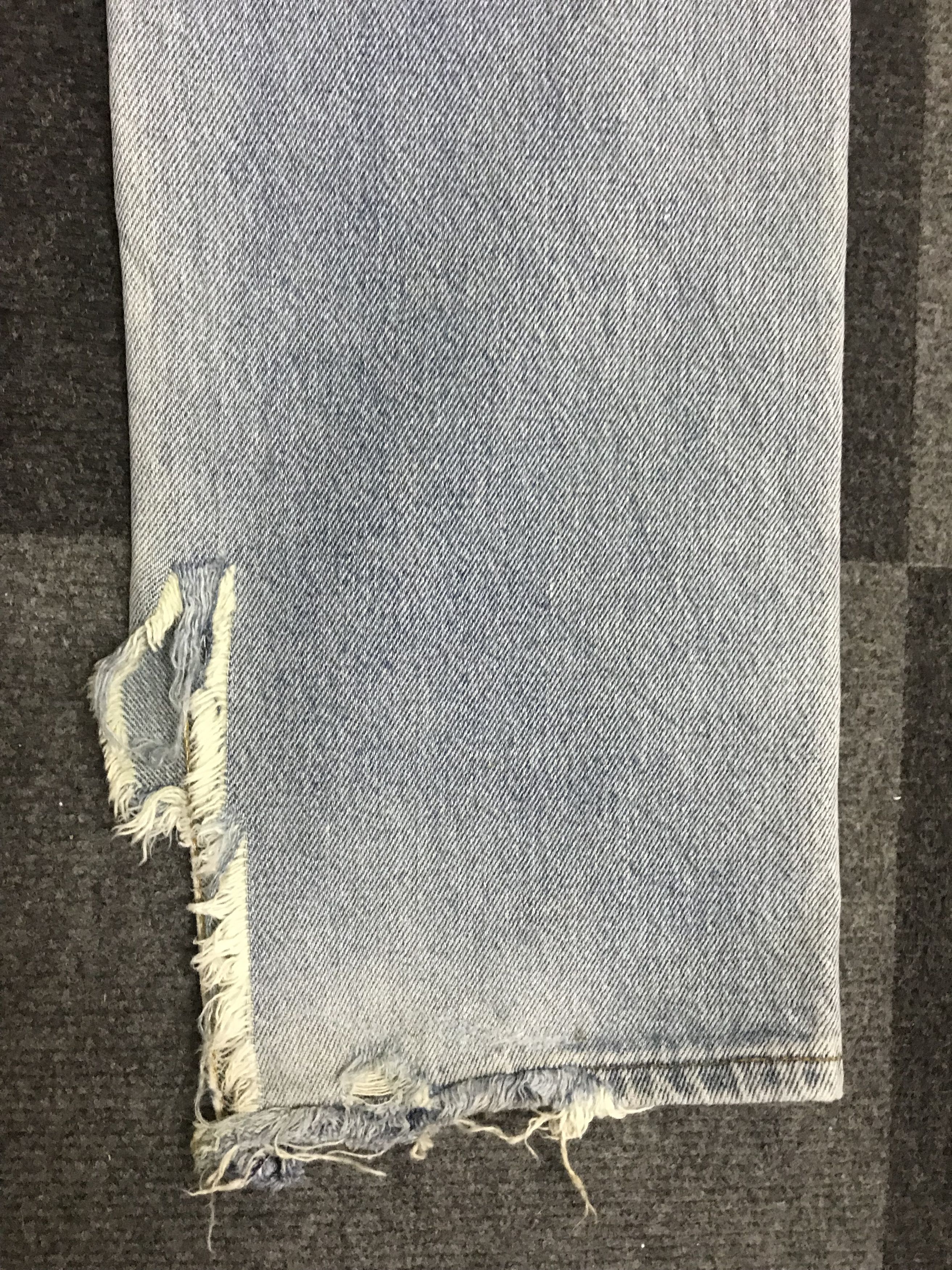 Levi's VLEV121-Vtg Levis 501 Distressed Light Wash Jeans Size US 28 / EU 44 - 15 Thumbnail