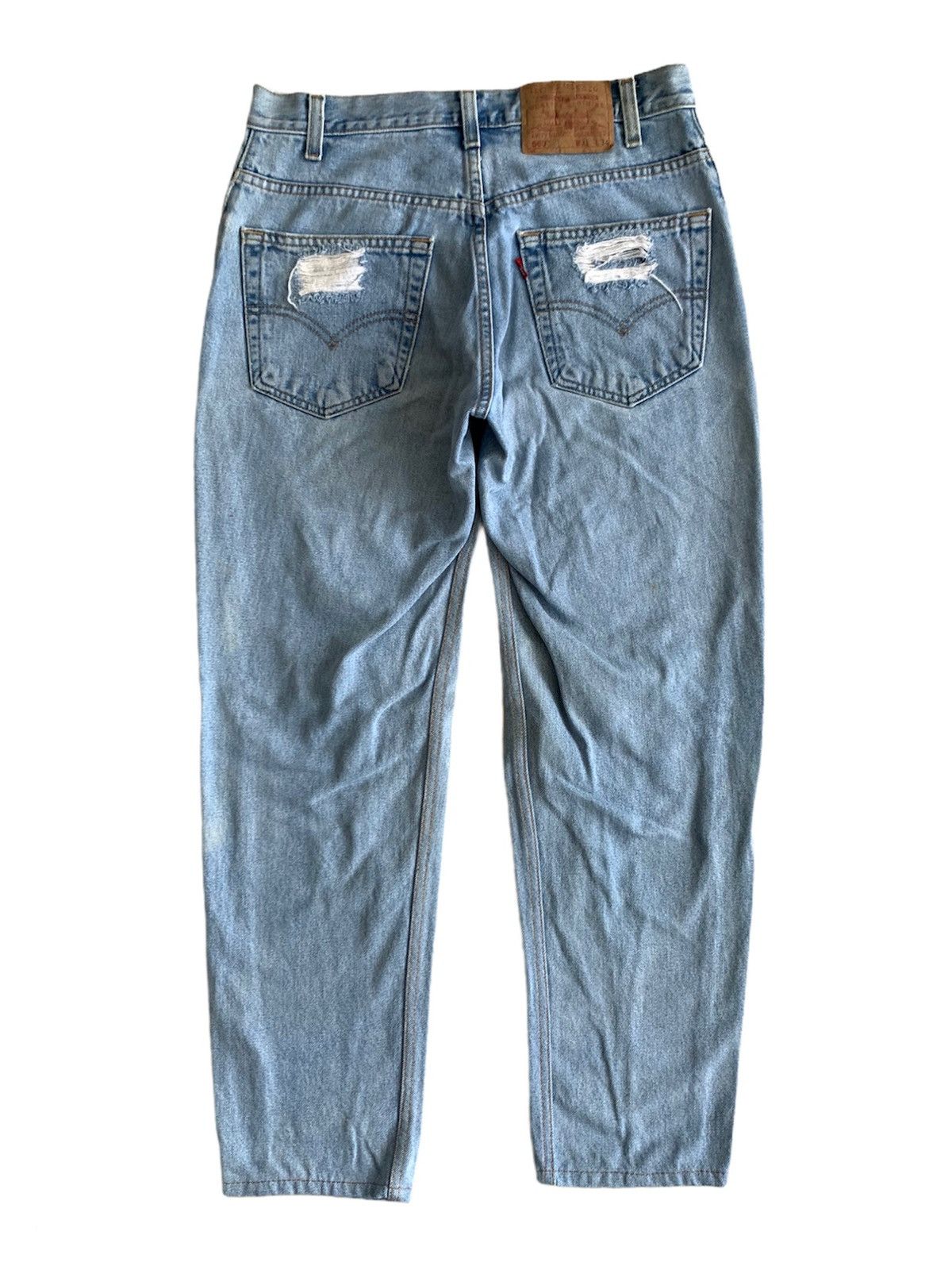 Levi's Vintage Levis 560 Distressed Denim Kapital Visvim Jeans Size US 31 - 2 Thumbnail
