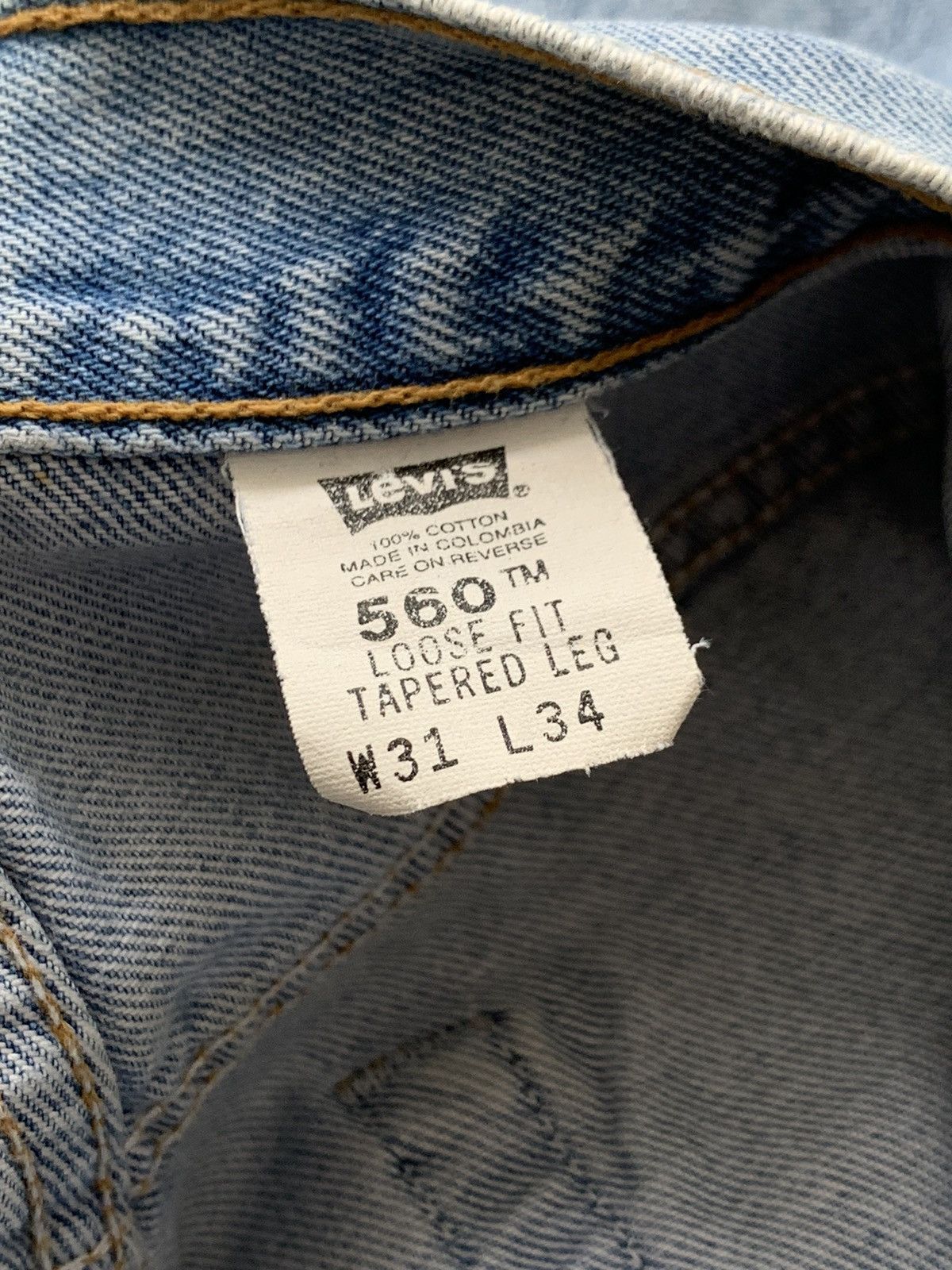 Levi's Vintage Levis 560 Distressed Denim Kapital Visvim Jeans Size US 31 - 8 Thumbnail