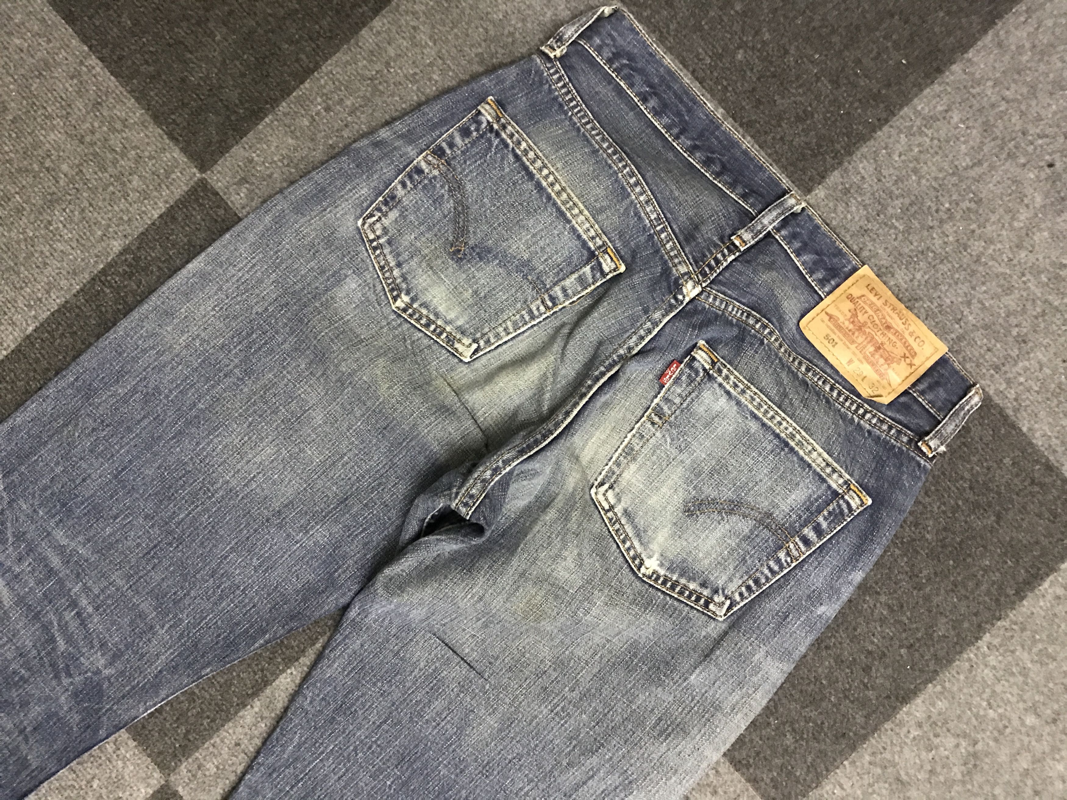 Levi's VLEV138-Vtg Levis 501 Medium Wash Jeans Size US 28 / EU 44 - 8 Thumbnail