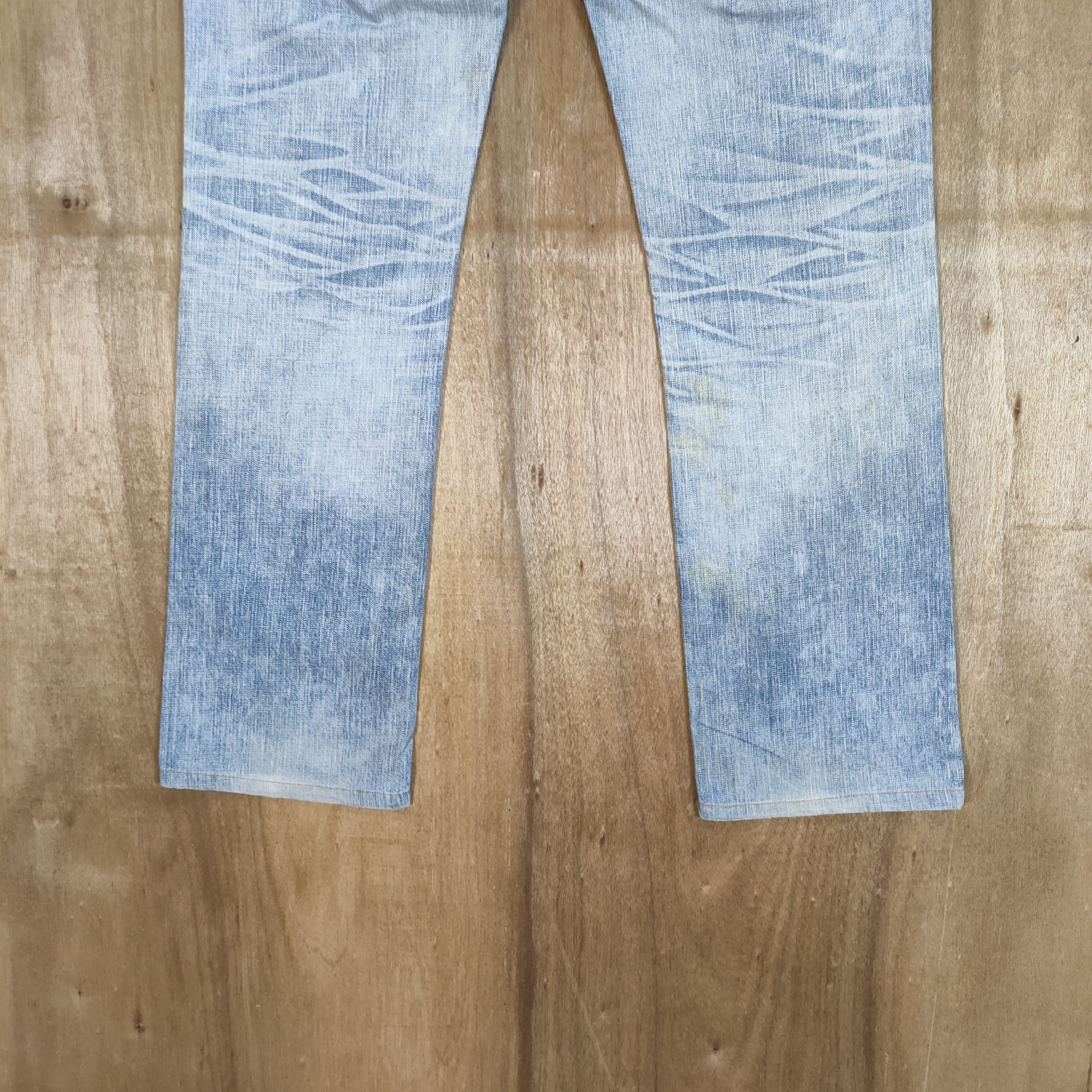Edwin VINTAGE EDWIN FADED BLUE WASH JEAN CARGO PANTS Size US 32 / EU 48 - 10 Thumbnail