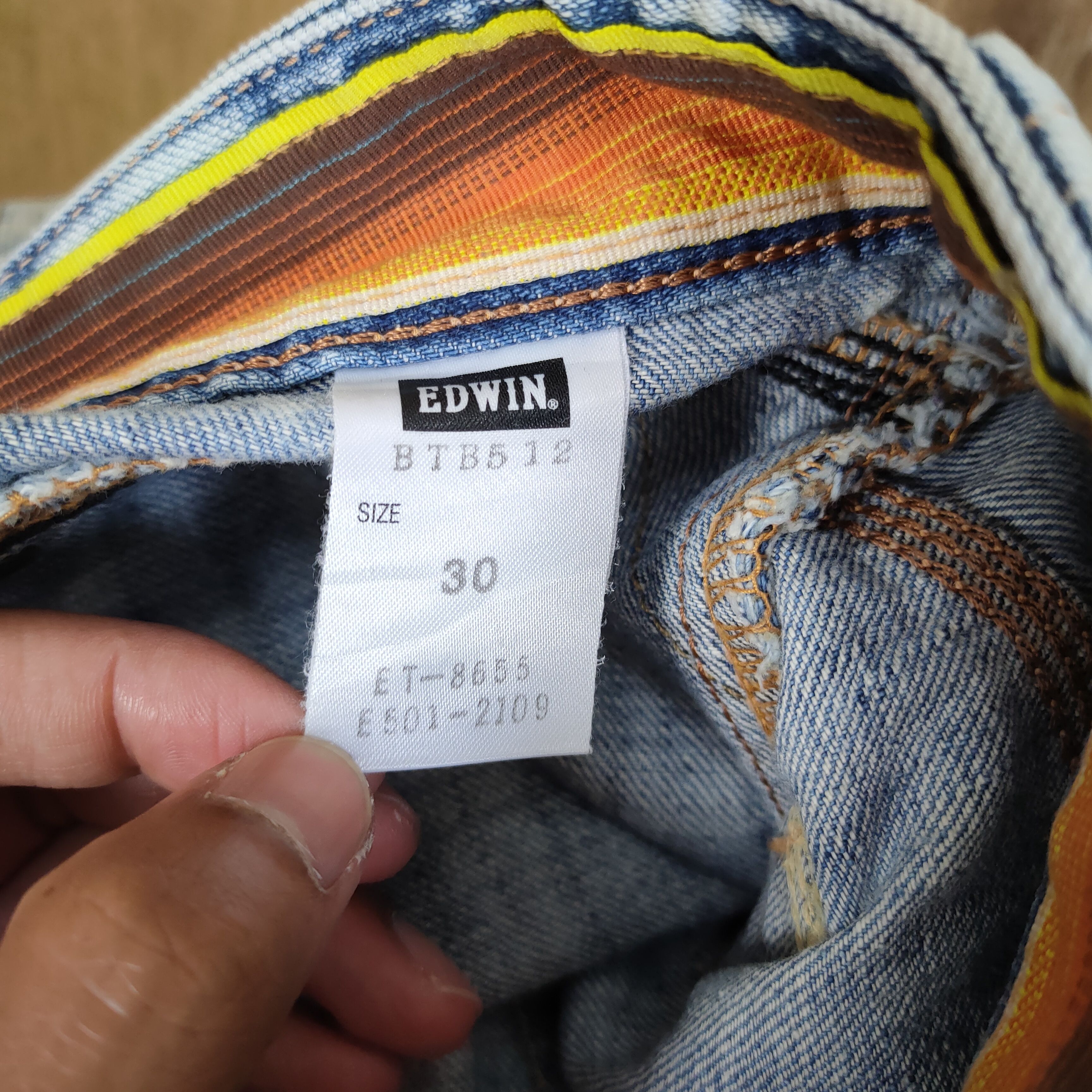 Edwin VINTAGE EDWIN FADED BLUE WASH JEAN CARGO PANTS Size US 32 / EU 48 - 13 Thumbnail