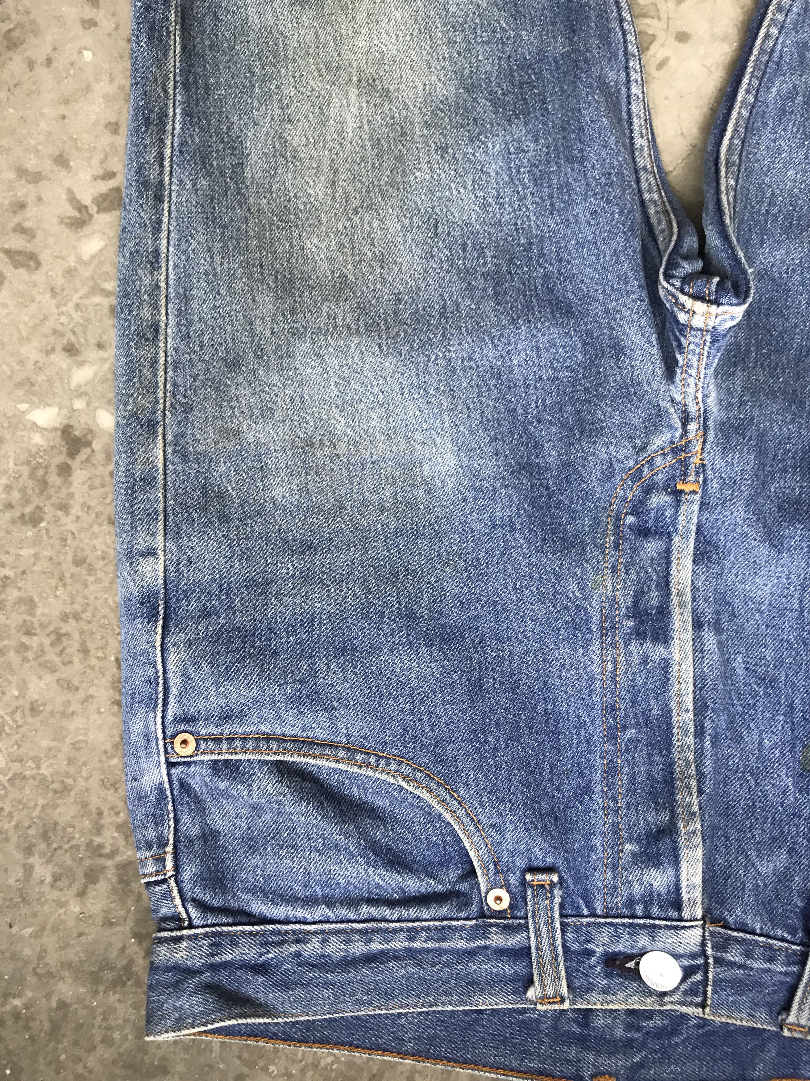 Levi's VLEV18 - Vintage 90s Blue Wash Levis 501 Denim Size US 32 / EU 48 - 7 Thumbnail