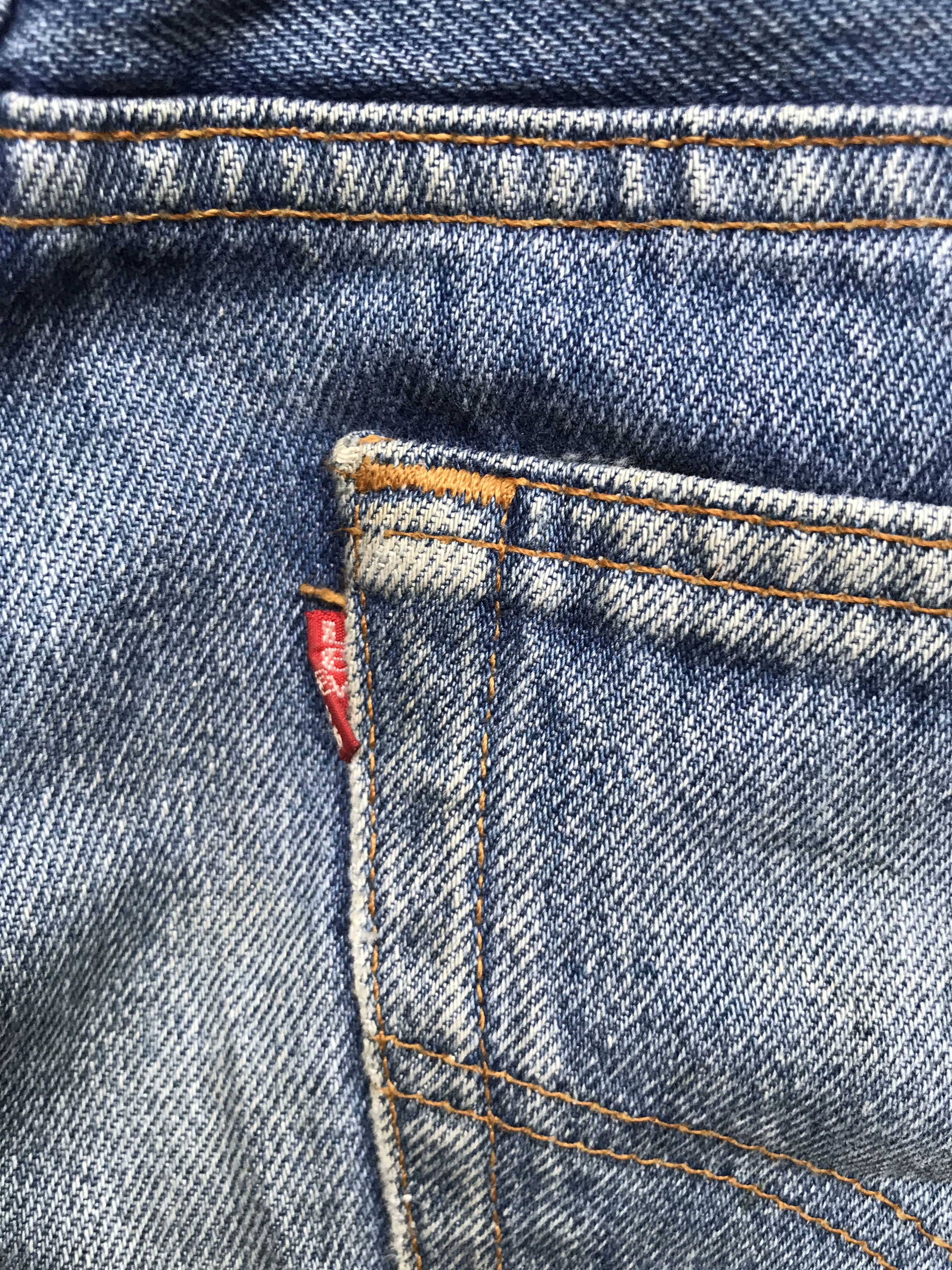 Levi's VLEV18 - Vintage 90s Blue Wash Levis 501 Denim Size US 32 / EU 48 - 13 Thumbnail