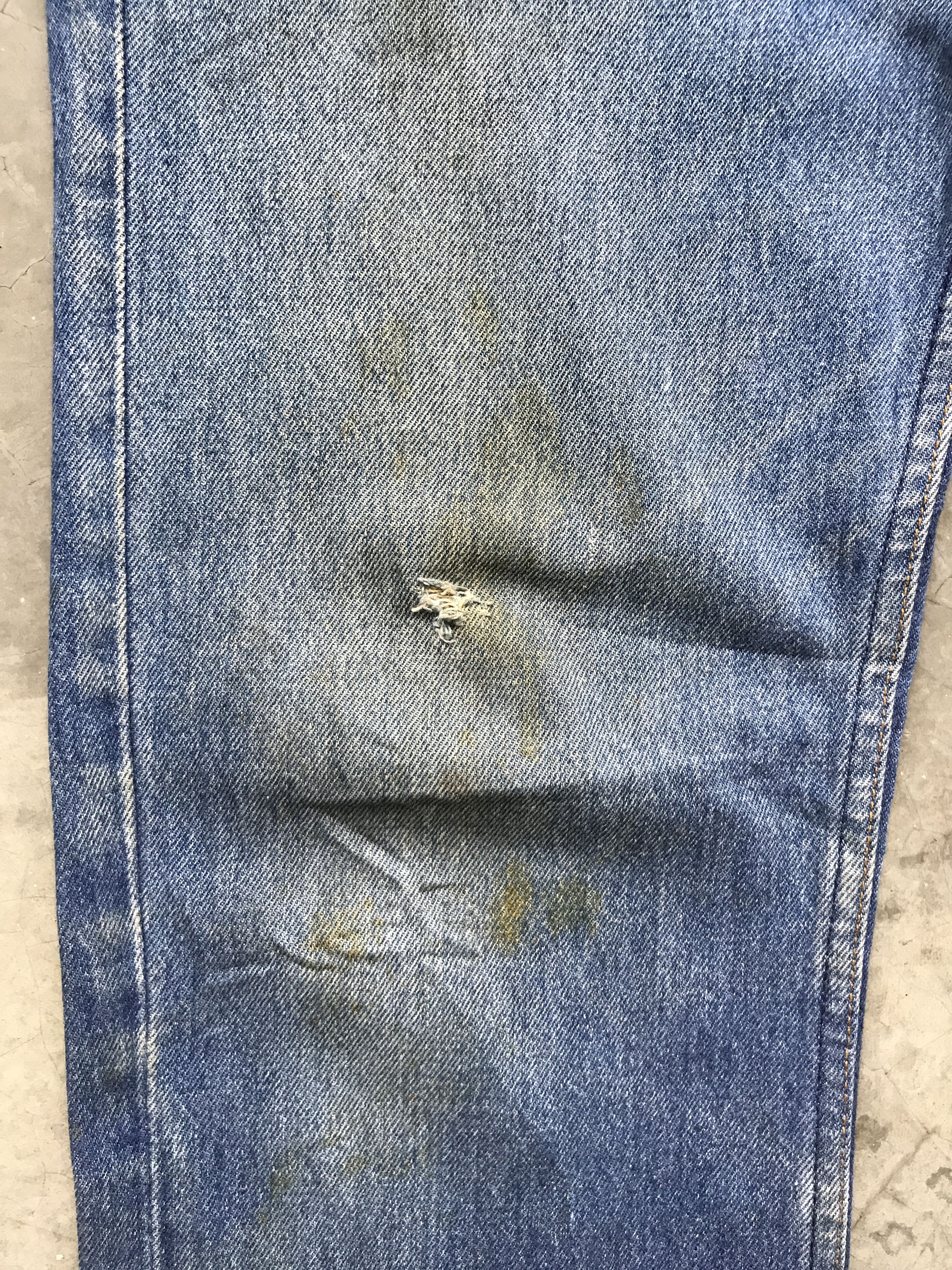 Levi's VLEV18 - Vintage 90s Blue Wash Levis 501 Denim Size US 32 / EU 48 - 4 Thumbnail