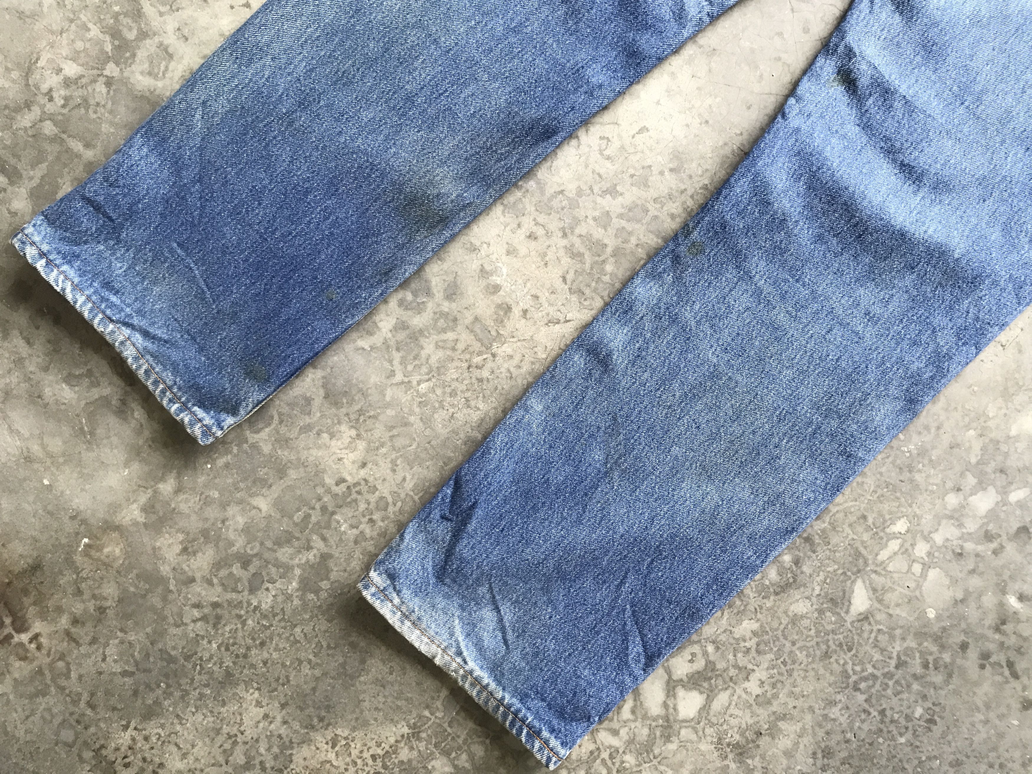 Levi's VLEV18 - Vintage 90s Blue Wash Levis 501 Denim Size US 32 / EU 48 - 11 Thumbnail