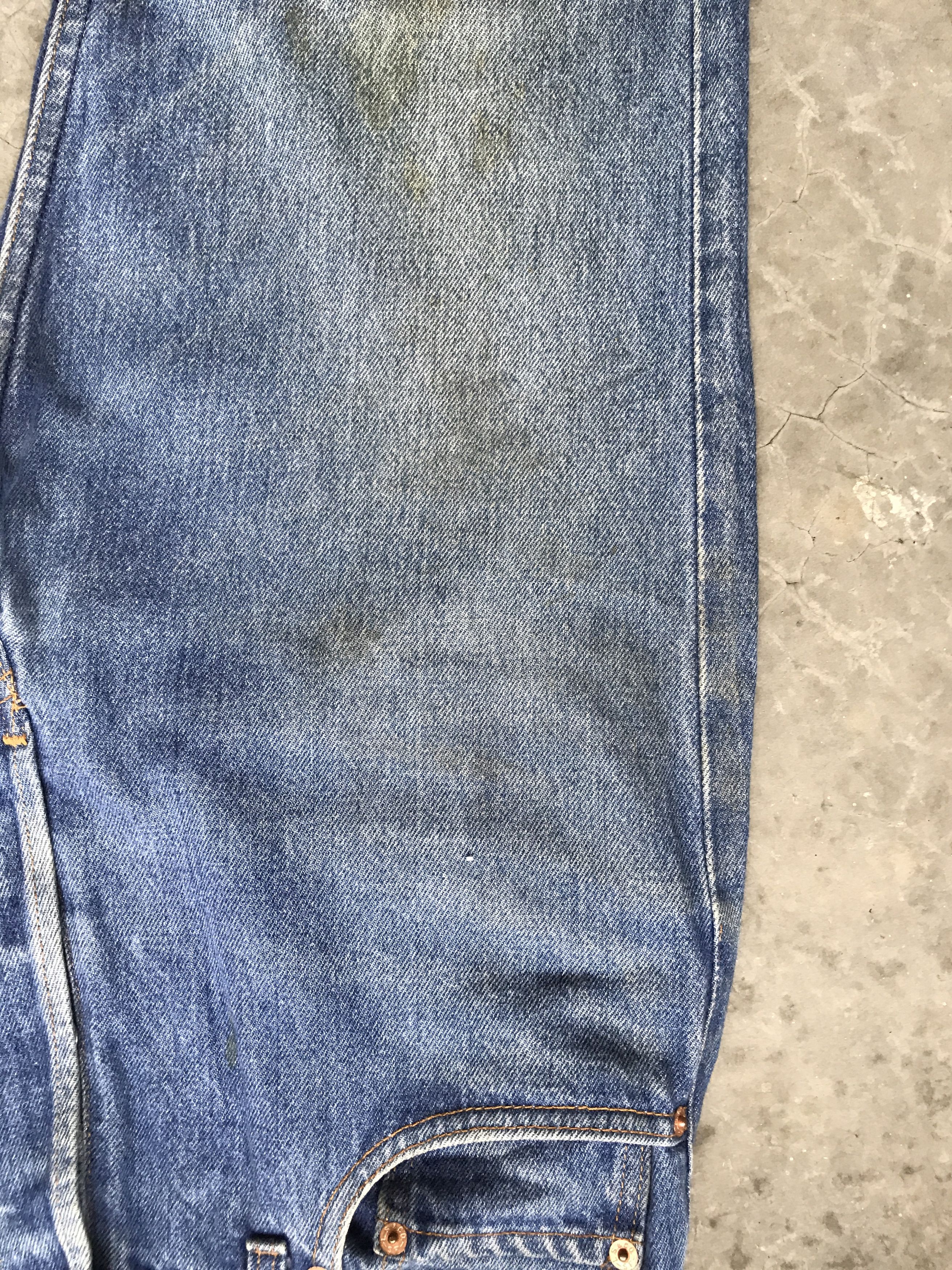 Levi's VLEV18 - Vintage 90s Blue Wash Levis 501 Denim Size US 32 / EU 48 - 6 Thumbnail