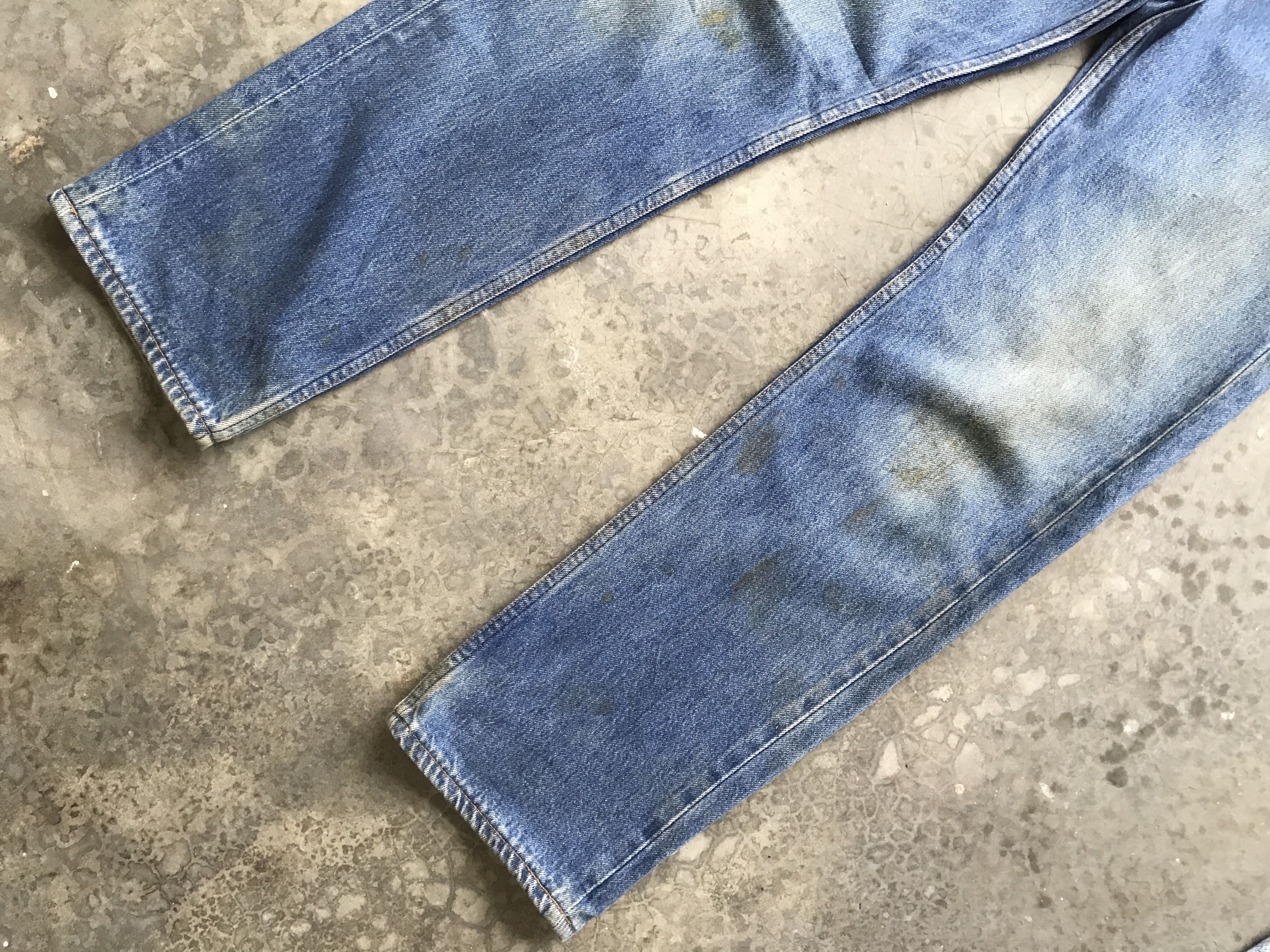Levi's VLEV18 - Vintage 90s Blue Wash Levis 501 Denim Size US 32 / EU 48 - 3 Thumbnail