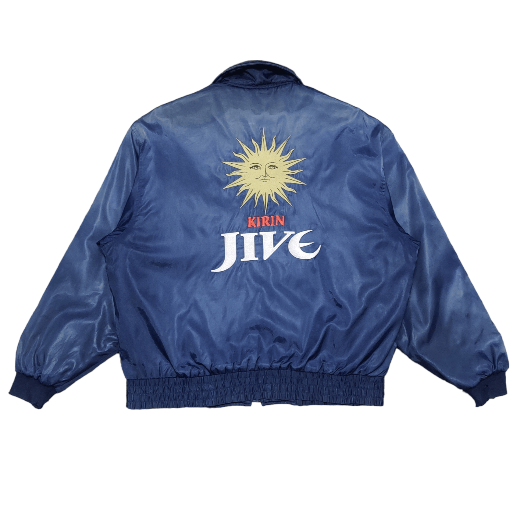 Japanese Brand Vintage Kirin Jive Embroidery Sun Faded Bomber Jacket Size US L / EU 52-54 / 3 - 1 Thumbnail
