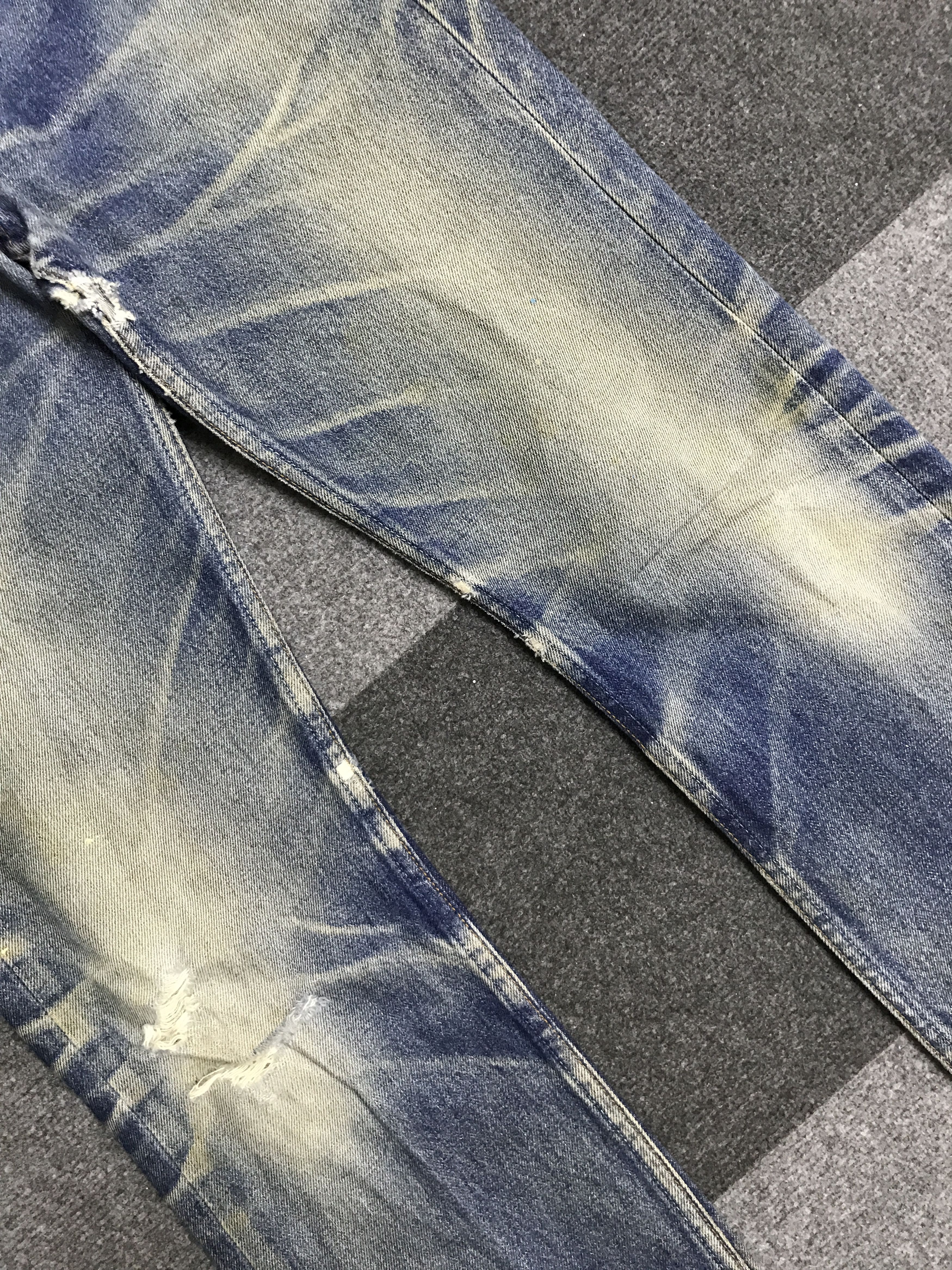 Levi's VL158-Vintage Levis 501 Dirty Distressed Jeans Size US 28 / EU 44 - 3 Thumbnail