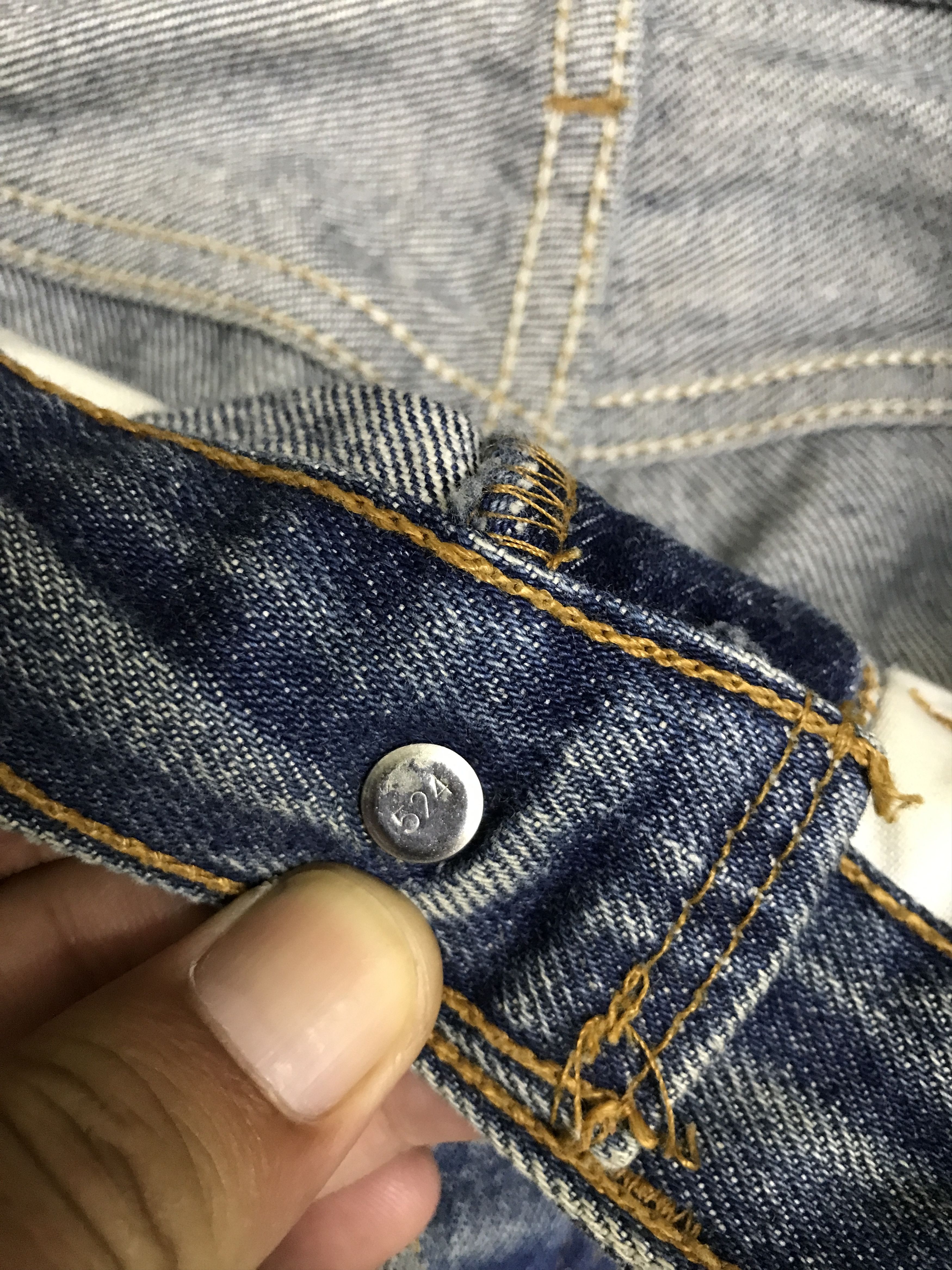 Levi's VL158-Vintage Levis 501 Dirty Distressed Jeans Size US 28 / EU 44 - 8 Thumbnail