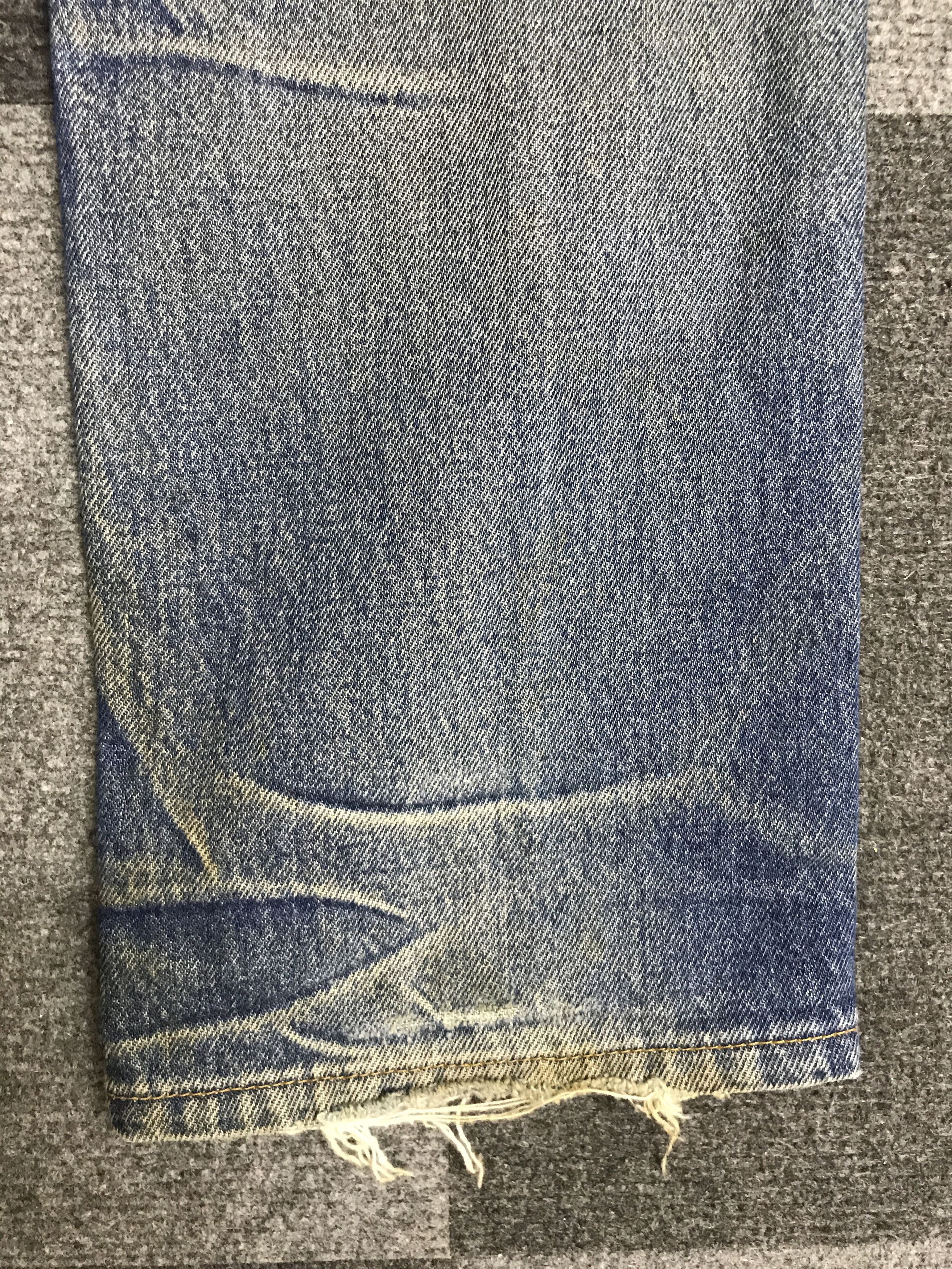 Levi's VL158-Vintage Levis 501 Dirty Distressed Jeans Size US 28 / EU 44 - 16 Thumbnail