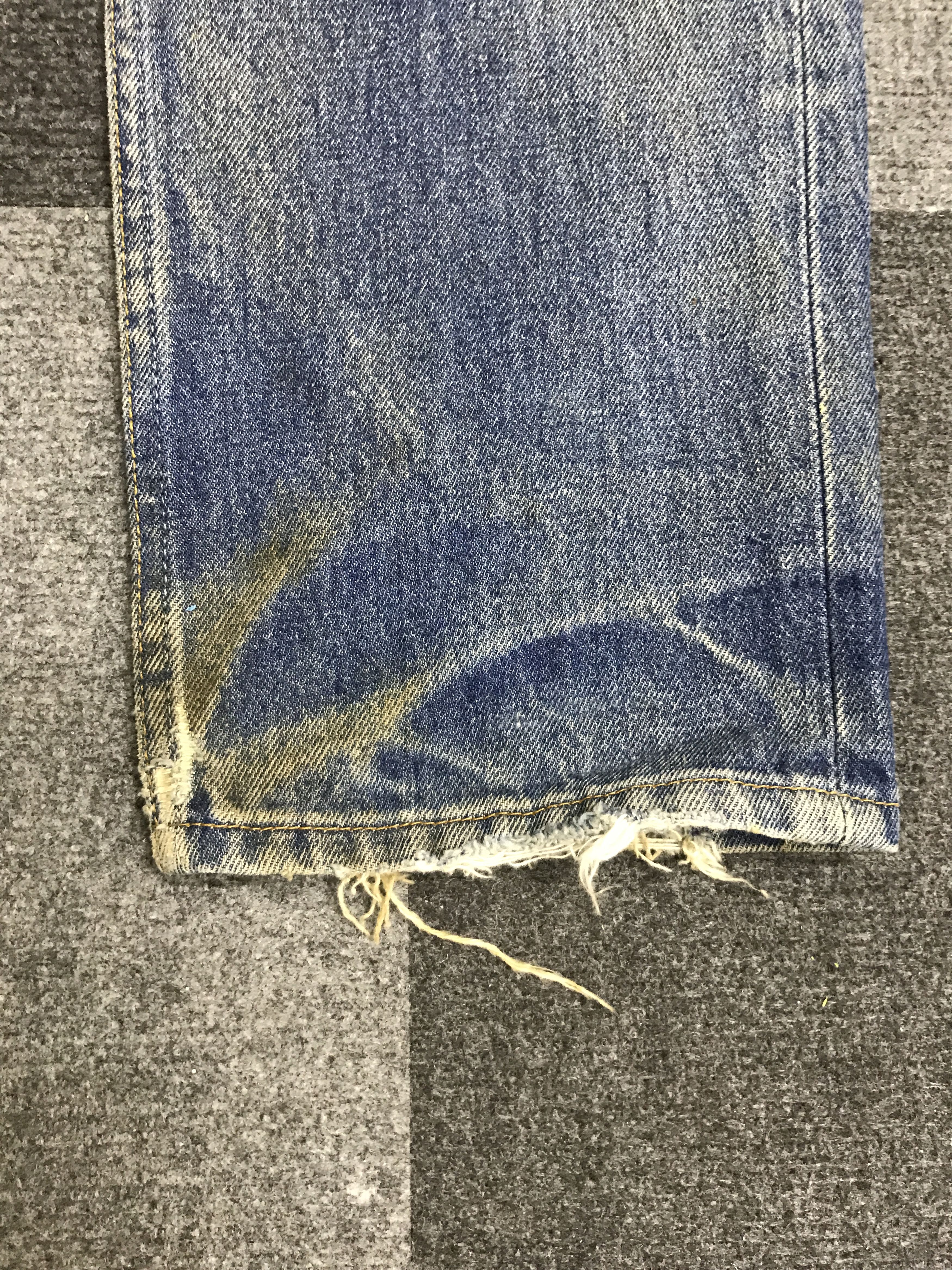 Levi's VL158-Vintage Levis 501 Dirty Distressed Jeans Size US 28 / EU 44 - 9 Thumbnail