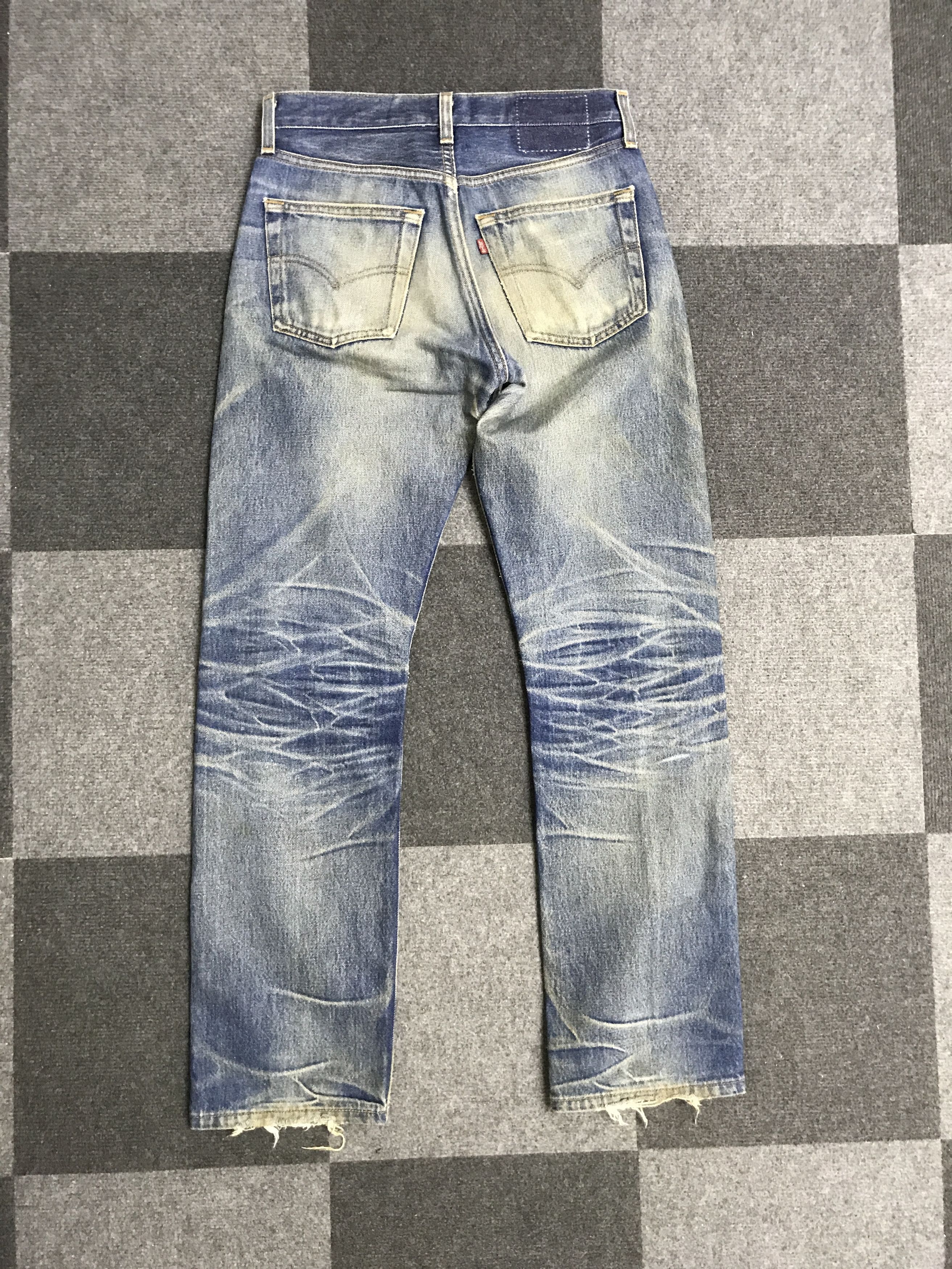 Levi's VL158-Vintage Levis 501 Dirty Distressed Jeans Size US 28 / EU 44 - 11 Thumbnail