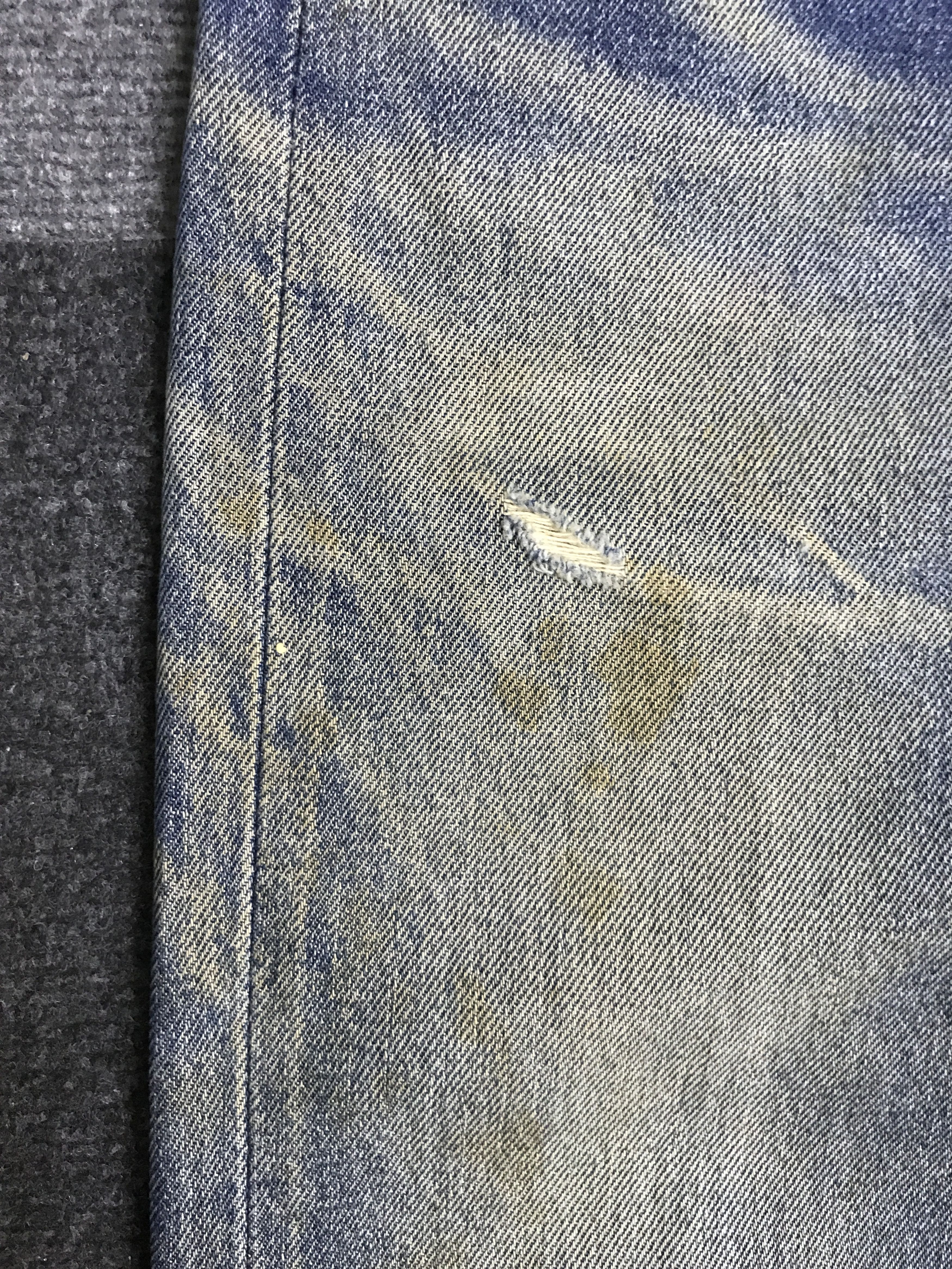 Levi's VL158-Vintage Levis 501 Dirty Distressed Jeans Size US 28 / EU 44 - 5 Thumbnail