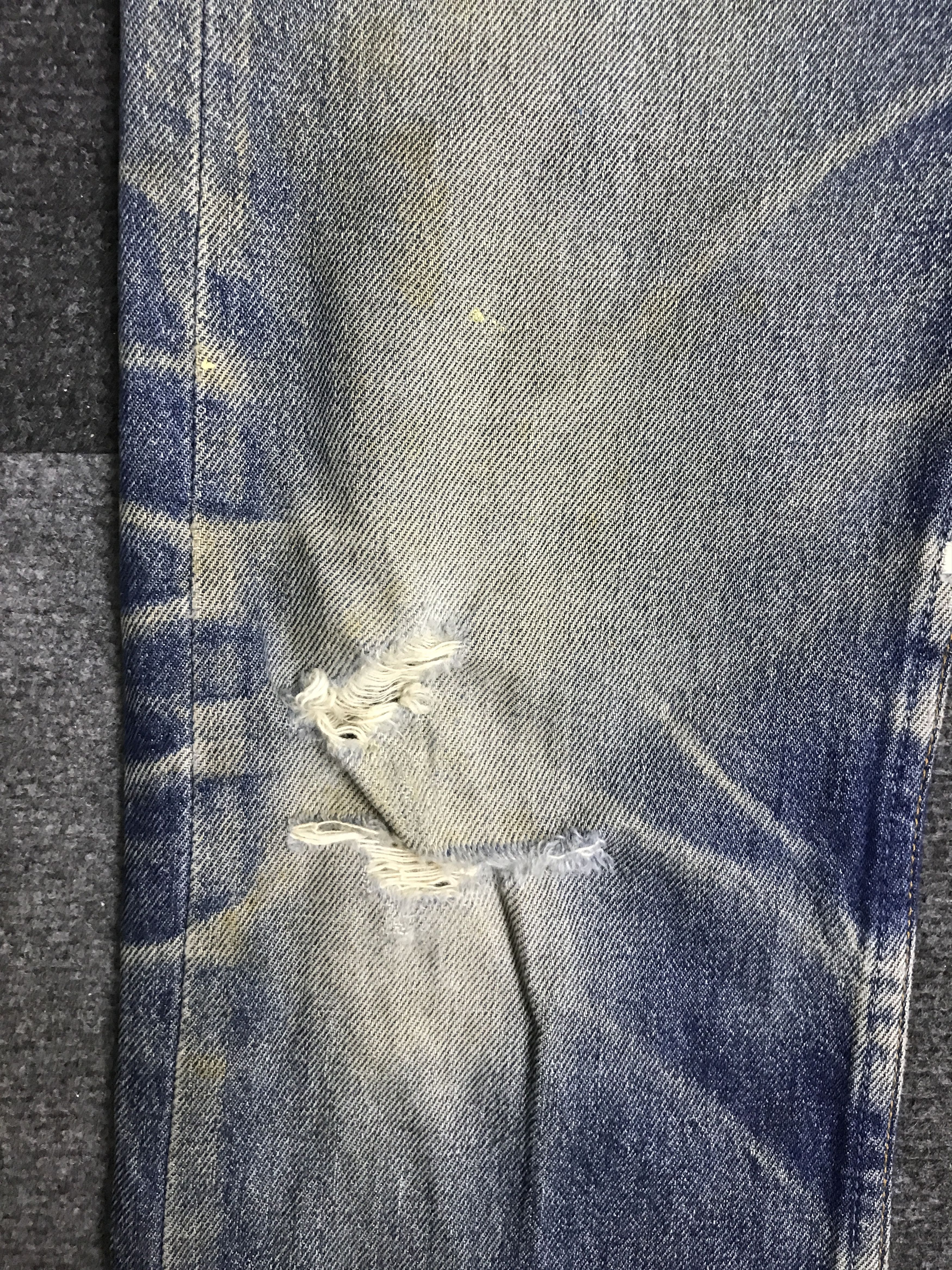 Levi's VL158-Vintage Levis 501 Dirty Distressed Jeans Size US 28 / EU 44 - 6 Thumbnail