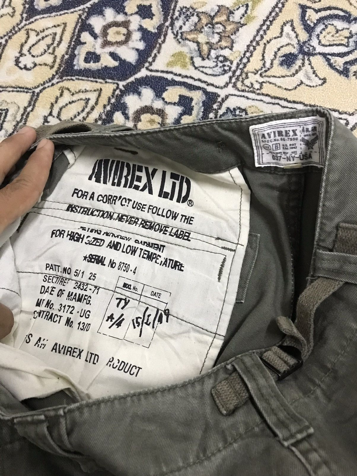 Avirex Vintage Avirex Military Loose Fit Cargo Pants Size 34" / US 12 / IT 48 - 11 Thumbnail
