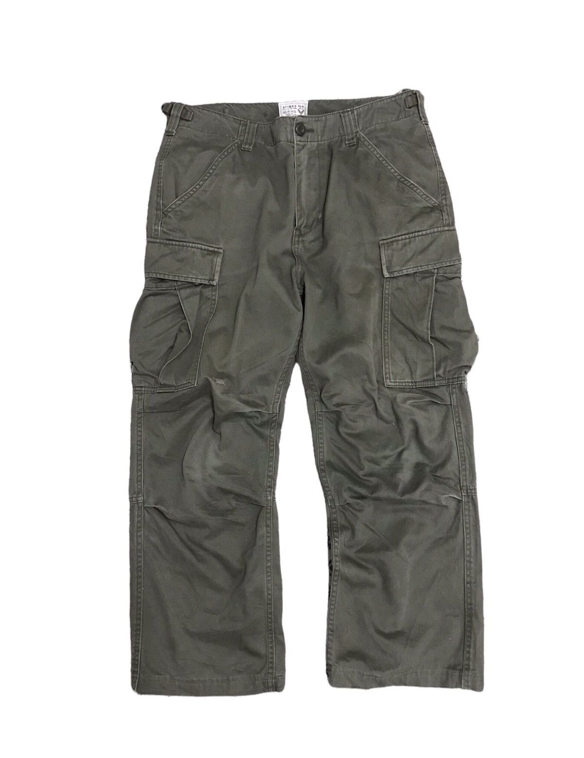 Image of Vintage Avirex Military Loose Fit Cargo Pants in Army Green, Women's (Size 34)