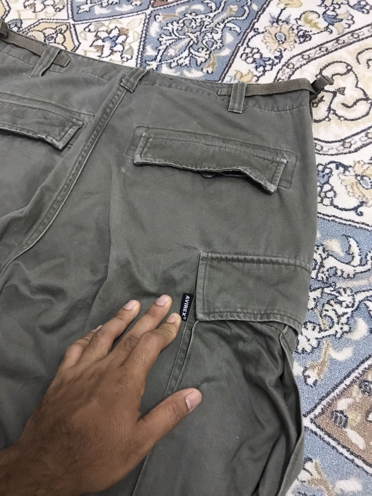Avirex Vintage Avirex Military Loose Fit Cargo Pants Size 34" / US 12 / IT 48 - 16 Thumbnail