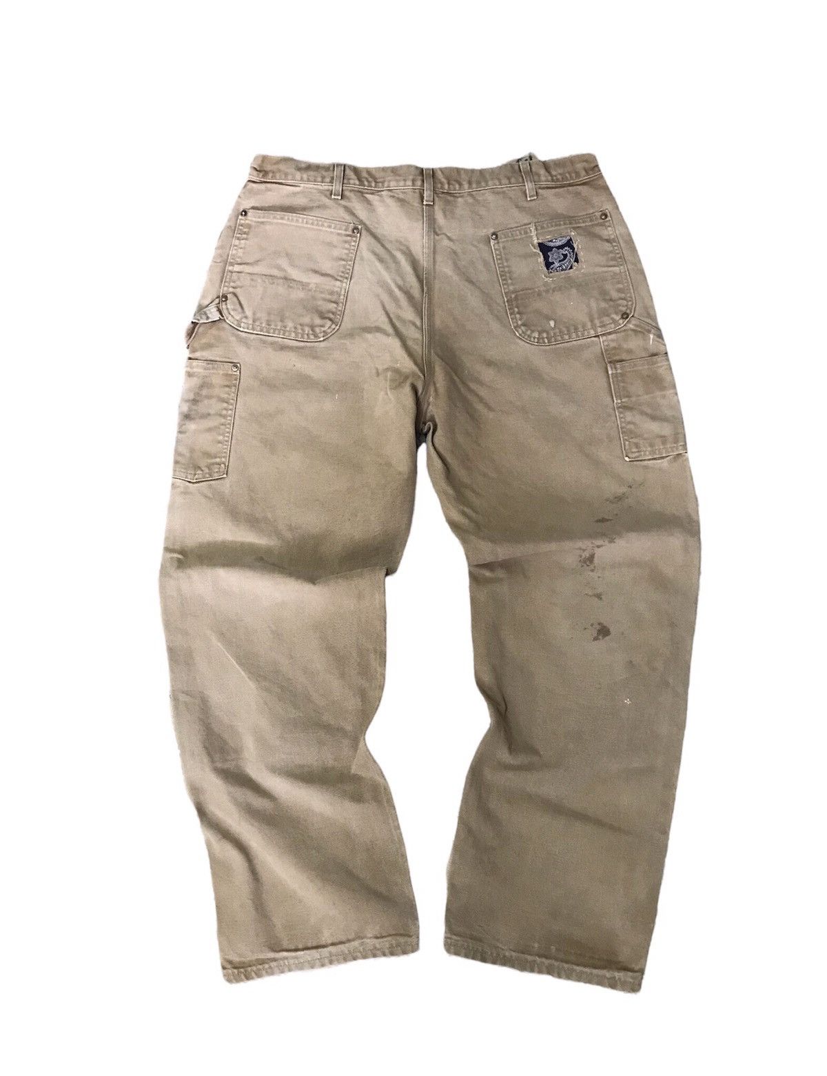 Carhartt Vintage 90s Carhartt Double Knee Distressed Cargo Pants Size US 39 - 2 Thumbnail