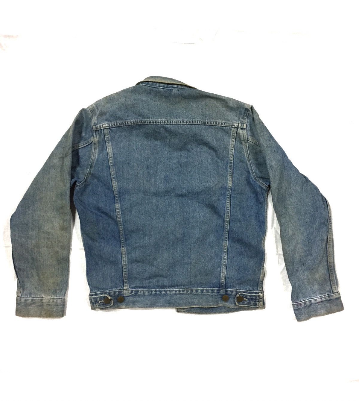 Denime Vintage 90s distress trucker jacket bobson Size US M / EU 48-50 / 2 - 2 Thumbnail