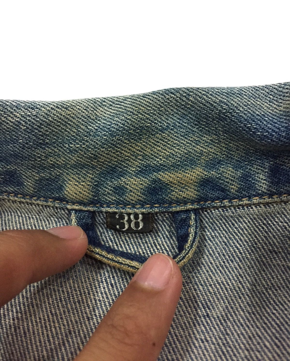 Denime Vintage 90s distress trucker jacket bobson Size US M / EU 48-50 / 2 - 5 Thumbnail