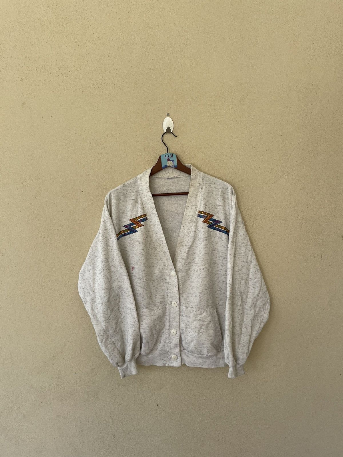 Vintage VINTAGE ROADRUNNER CARDIGAN JACKET Size US L / EU 52-54 / 3 - 4 Thumbnail