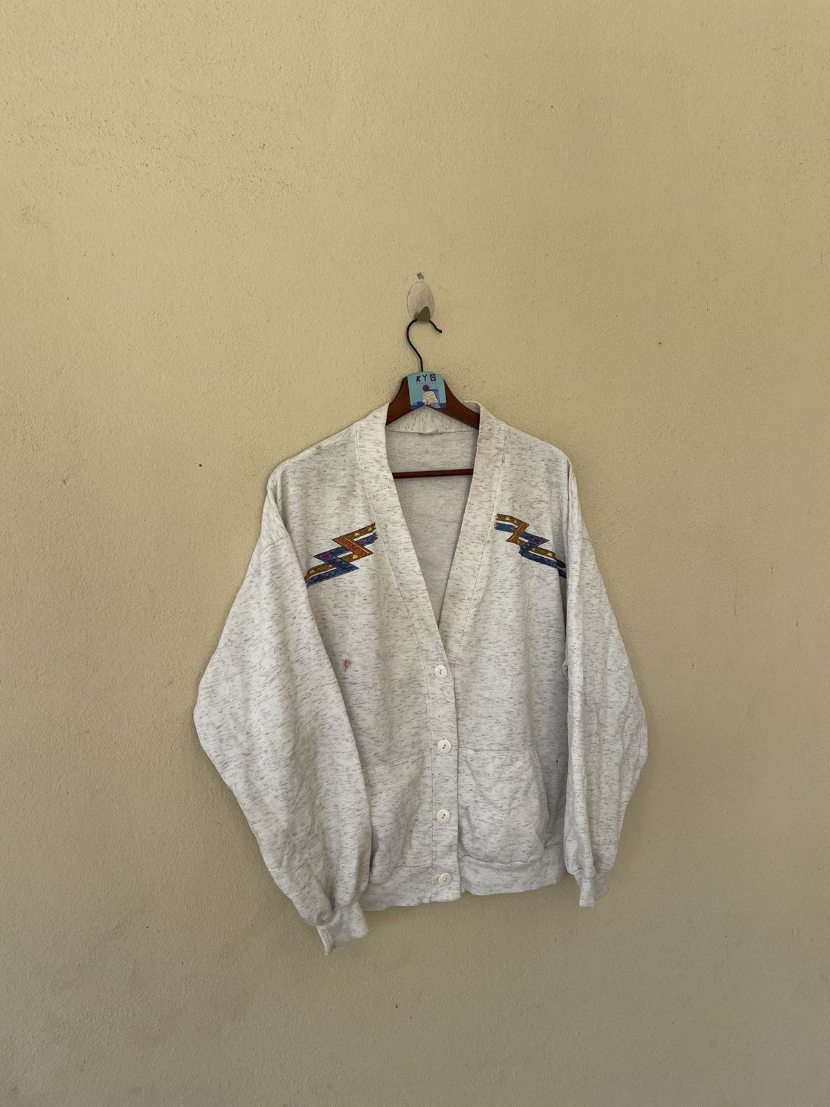 Vintage VINTAGE ROADRUNNER CARDIGAN JACKET Size US L / EU 52-54 / 3 - 5 Thumbnail