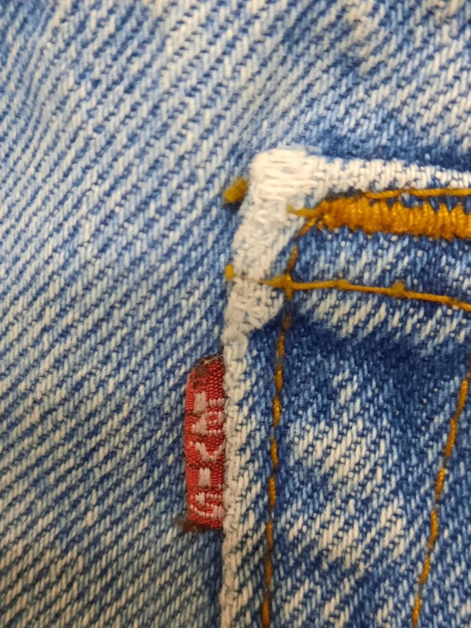 Greg Lauren 50/50 Denim Terry Long Pants Size US 30 / EU 46 - 5 Thumbnail