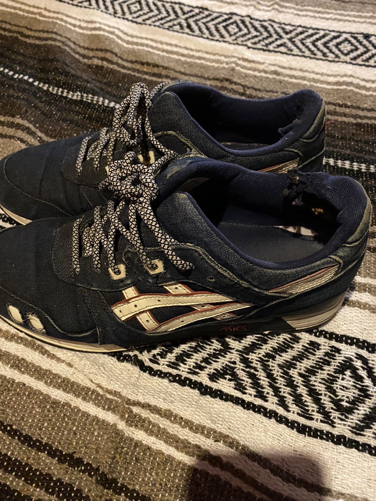 Asics × Kith × Ronnie Fieg Ultra Rare Ronnie Fieg x ASICS Gel Lyte III "Selvedge Denim" Size US 11.5 / EU 44-45 - 4 Thumbnail