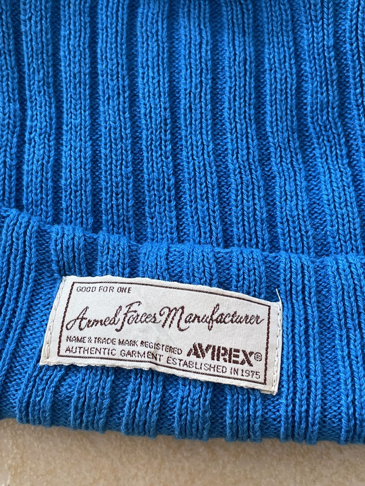 Avirex AVIREX BLUE BEANIE Size ONE SIZE - 3 Thumbnail