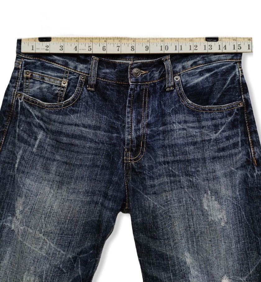 Japanese Brand SORRIDERE Indian Chief Head SKULL Embroidery Denim Shorts Size US 30 / EU 46 - 7 Thumbnail
